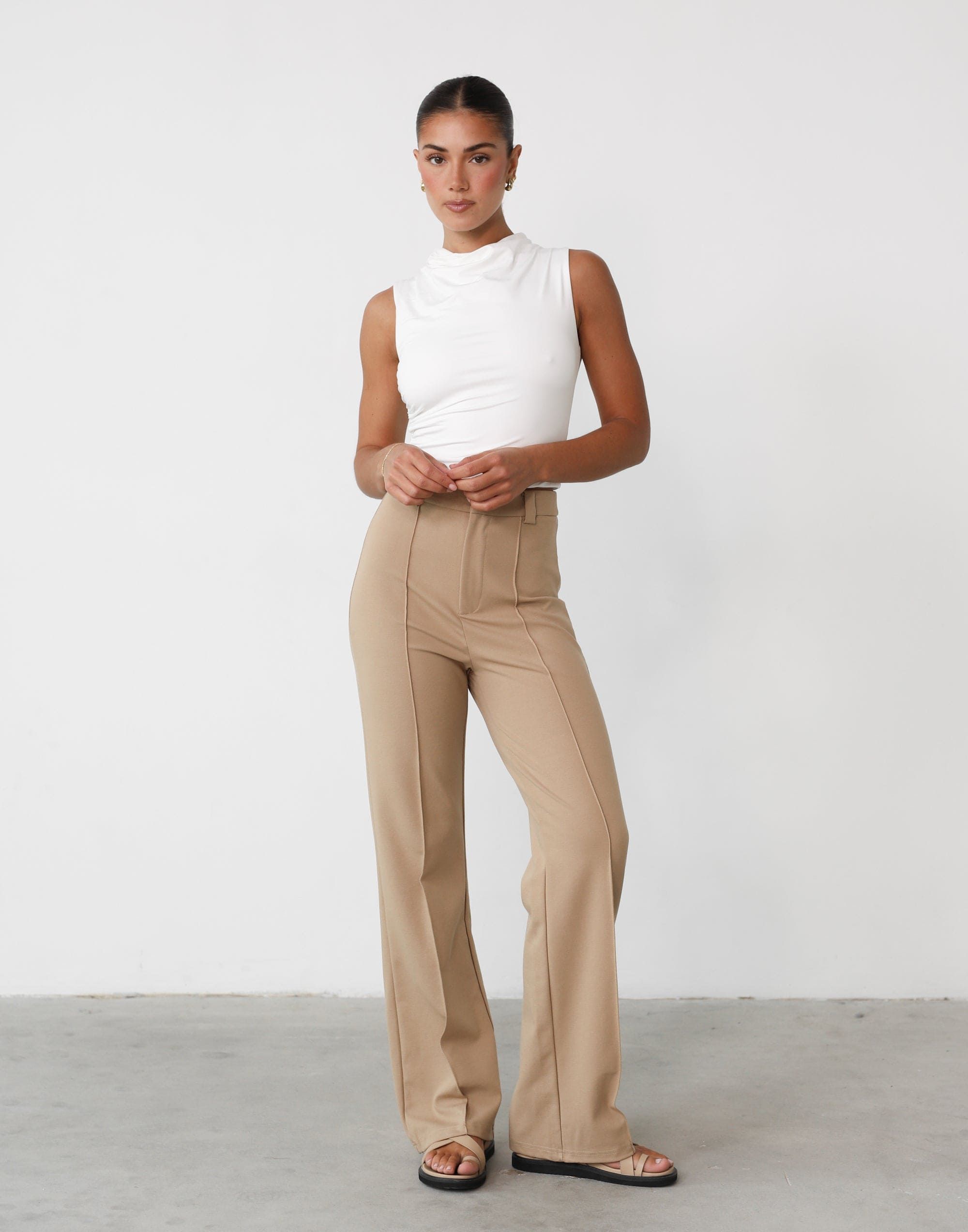 Francine Pants (Beige) sold by Charcoal Clothing product image thumbnail 2