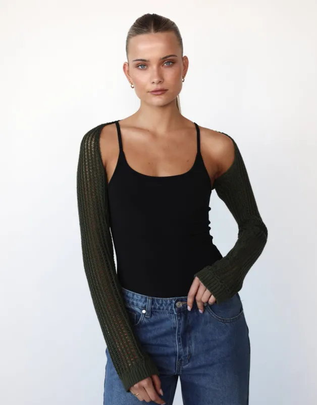 Synergy Bolero (Moss) sold by Charcoal Clothing