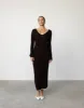 Sloane Maxi Dress (Chocolate) sold by Charcoal Clothing