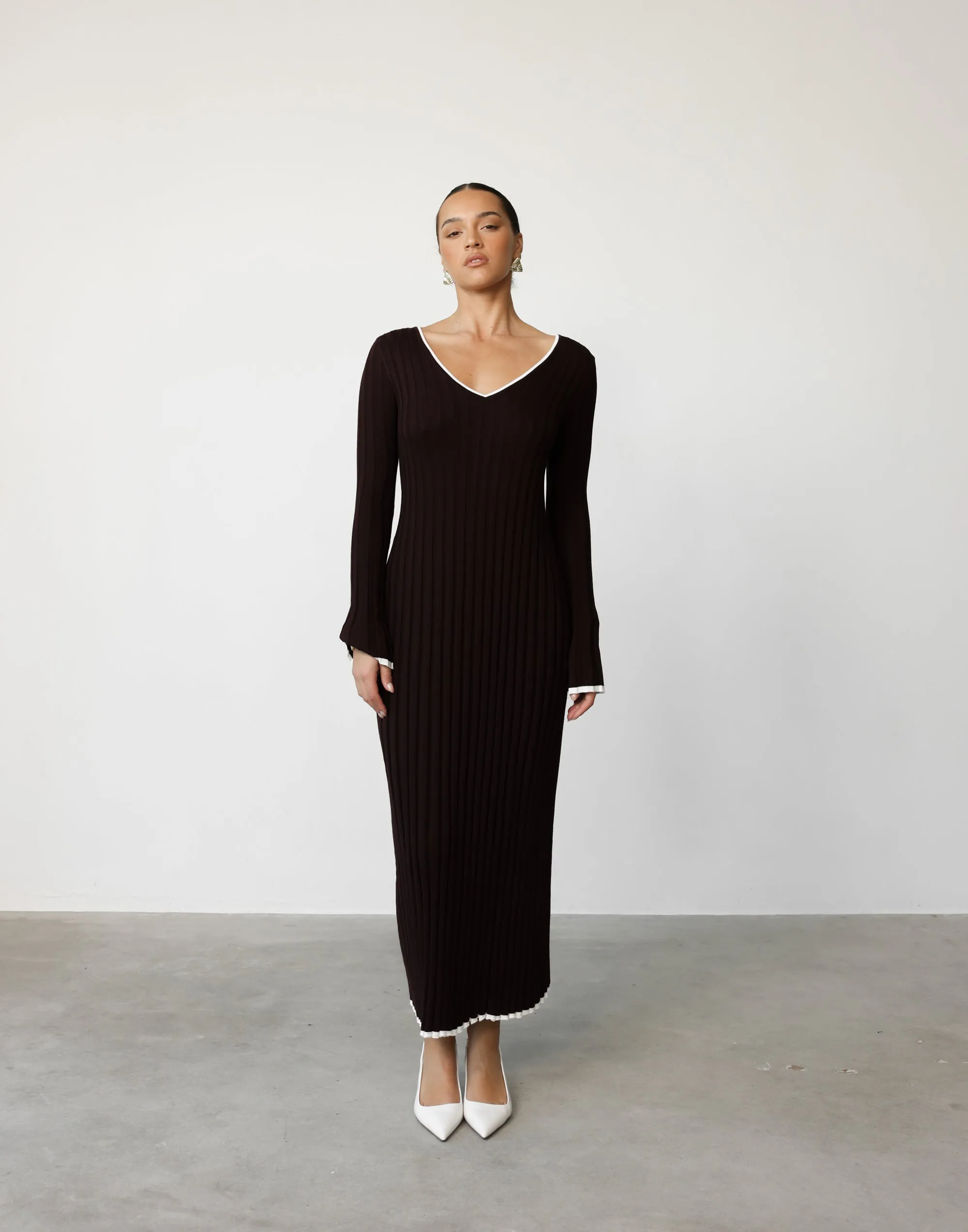 Sloane Maxi Dress (Chocolate) sold by Charcoal Clothing product image thumbnail 5