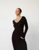 Sloane Maxi Dress (Chocolate) sold by Charcoal Clothing