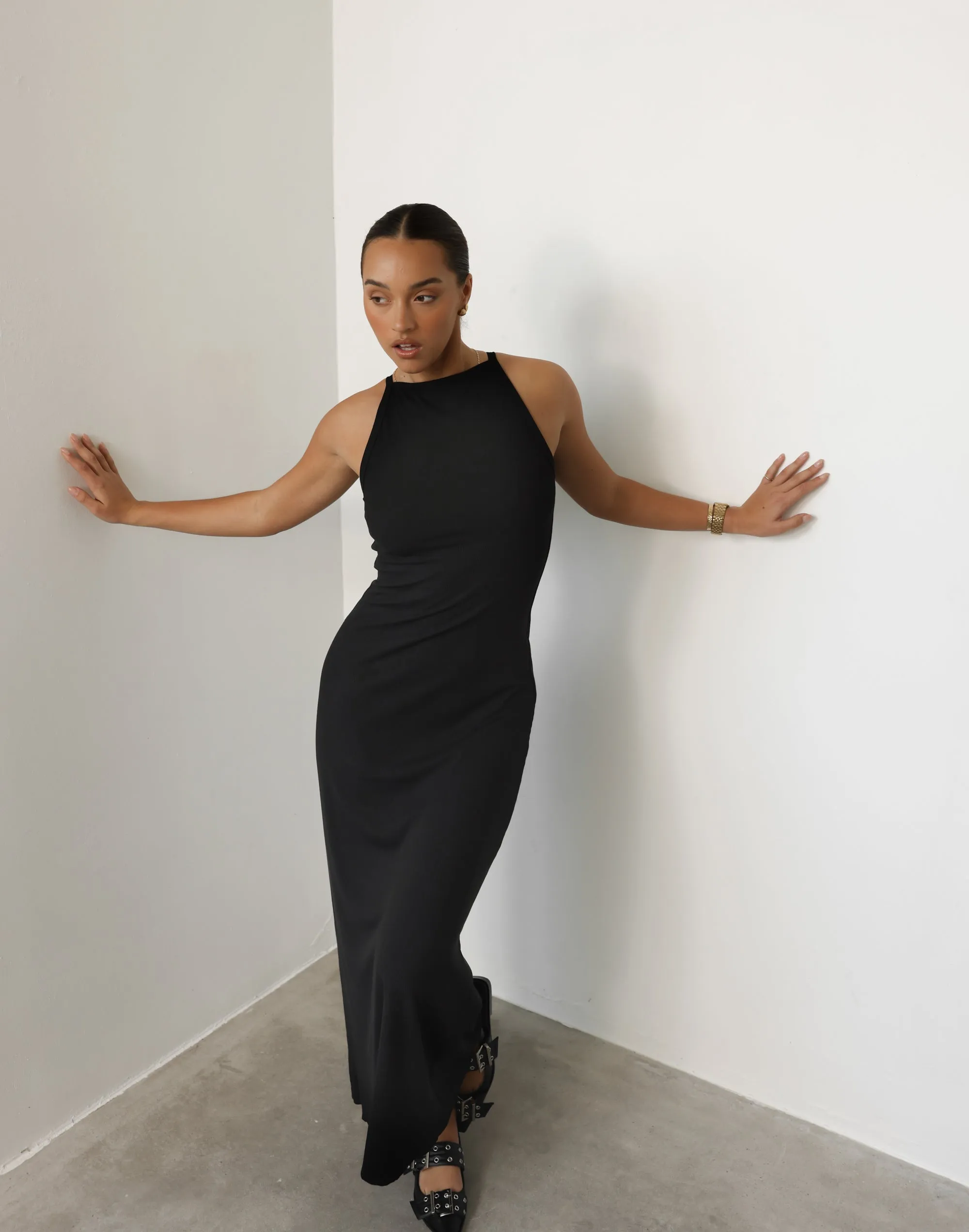 Maizie Maxi Dress (Black) sold by Charcoal Clothing