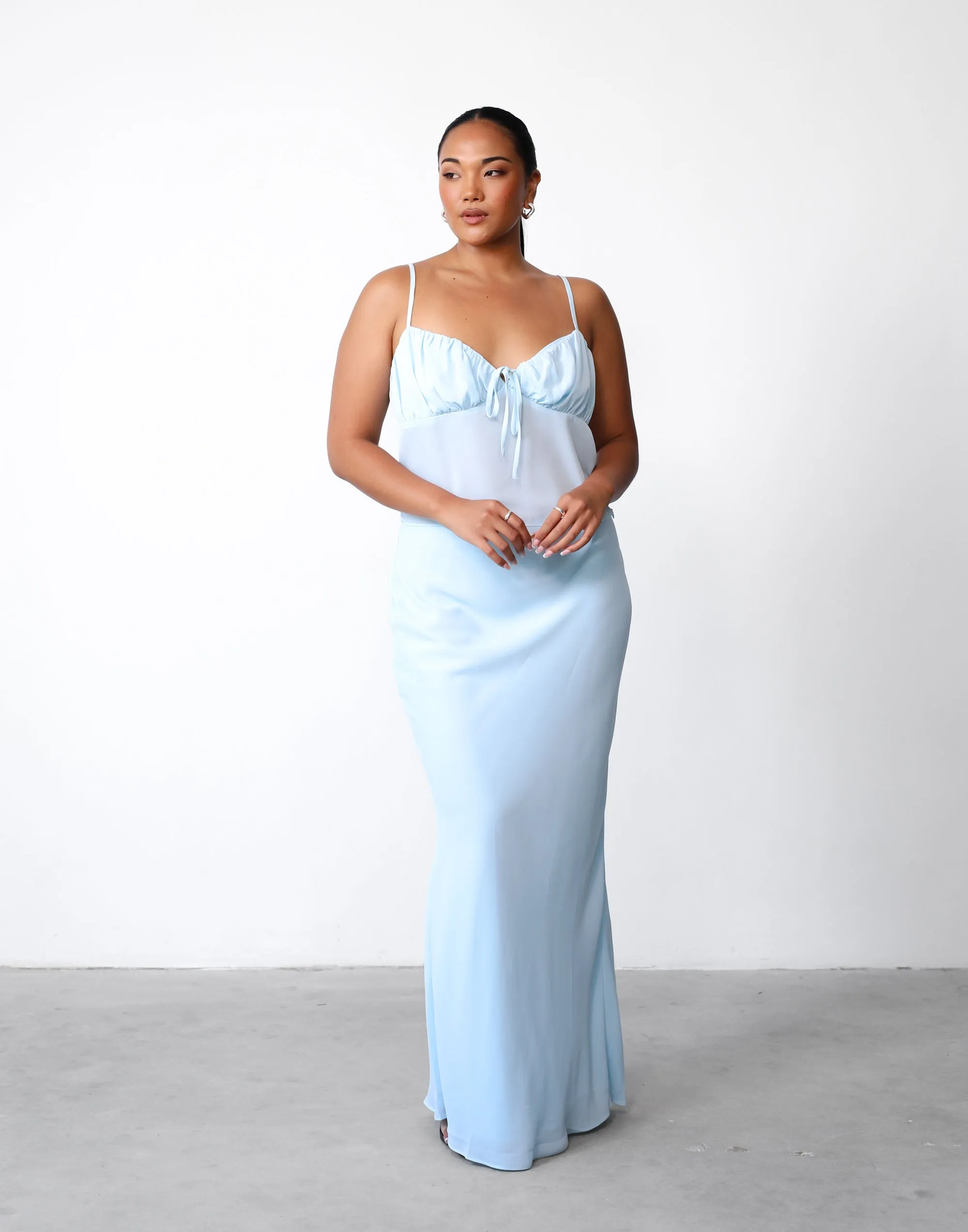 Isla Crop Top (Ice Blue) sold by Charcoal Clothing product image thumbnail 3