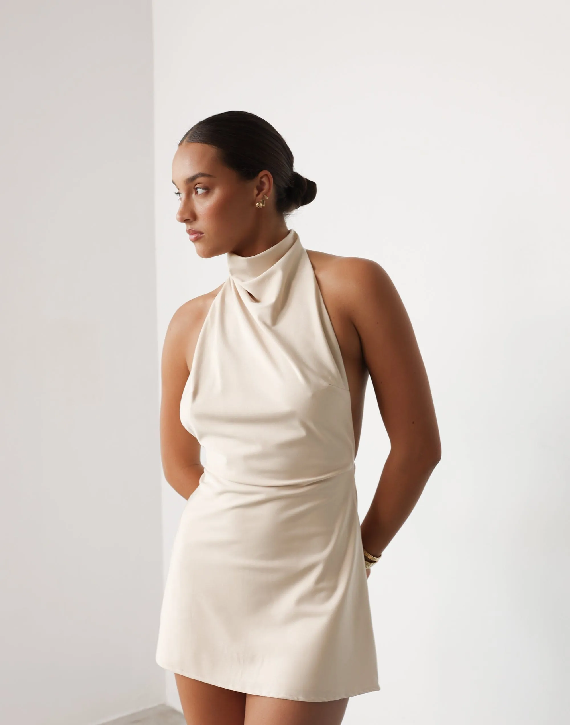 Clara Mini Dress (Ivory) sold by Charcoal Clothing product image thumbnail 2