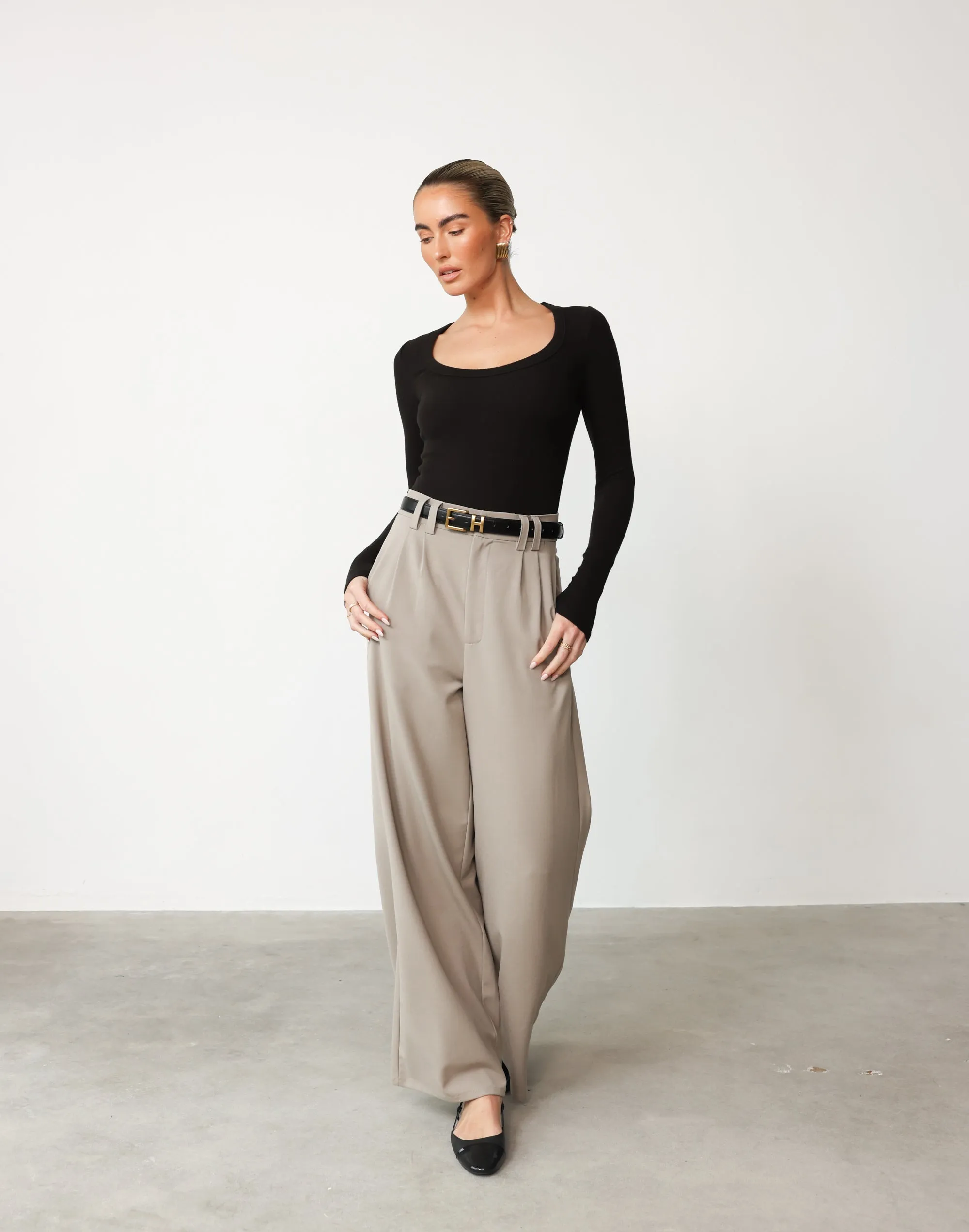 Kathleen Long Sleeve Top (Black) sold by Charcoal Clothing product image thumbnail 3