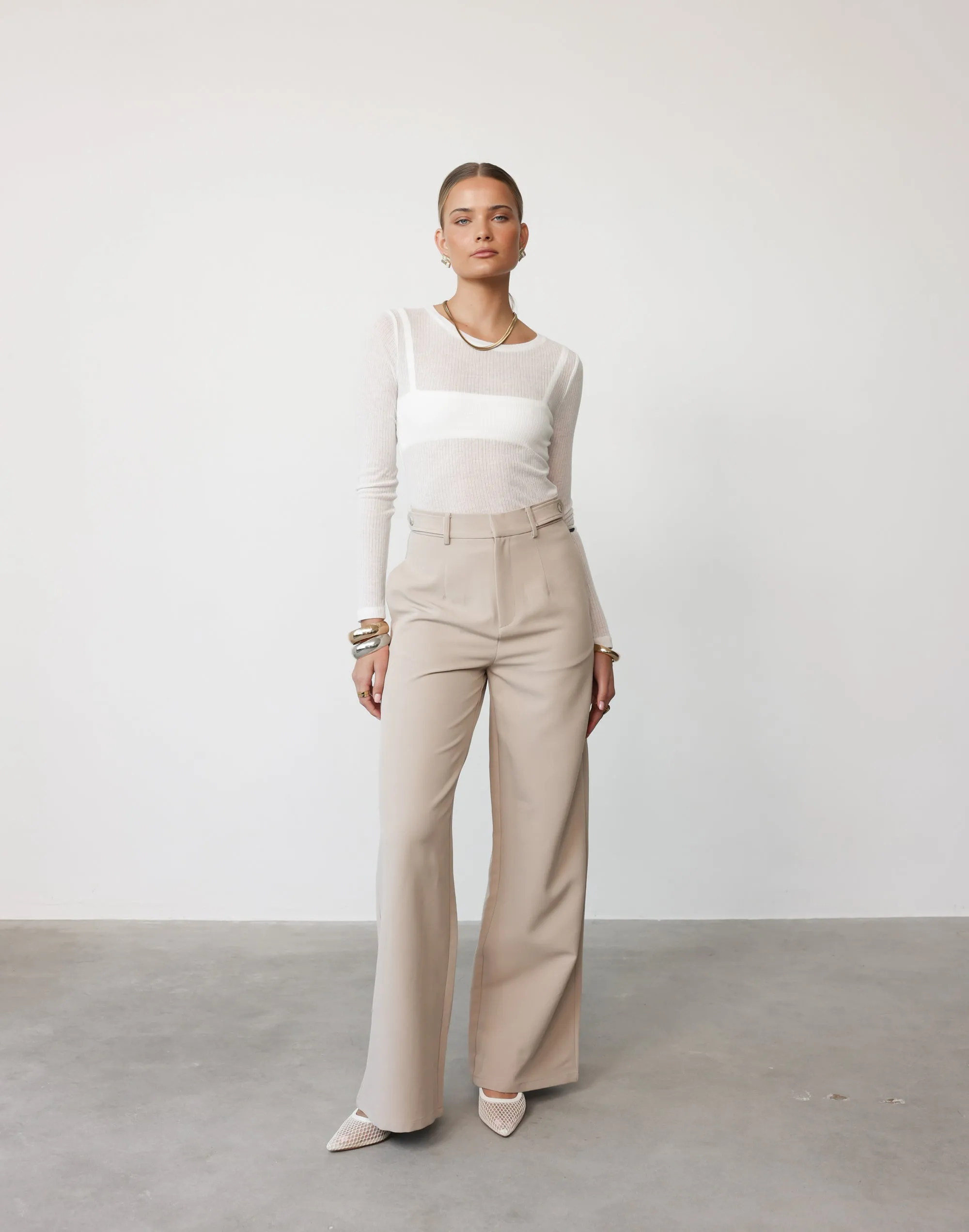 Gina Top (White) sold by Charcoal Clothing product image thumbnail 5