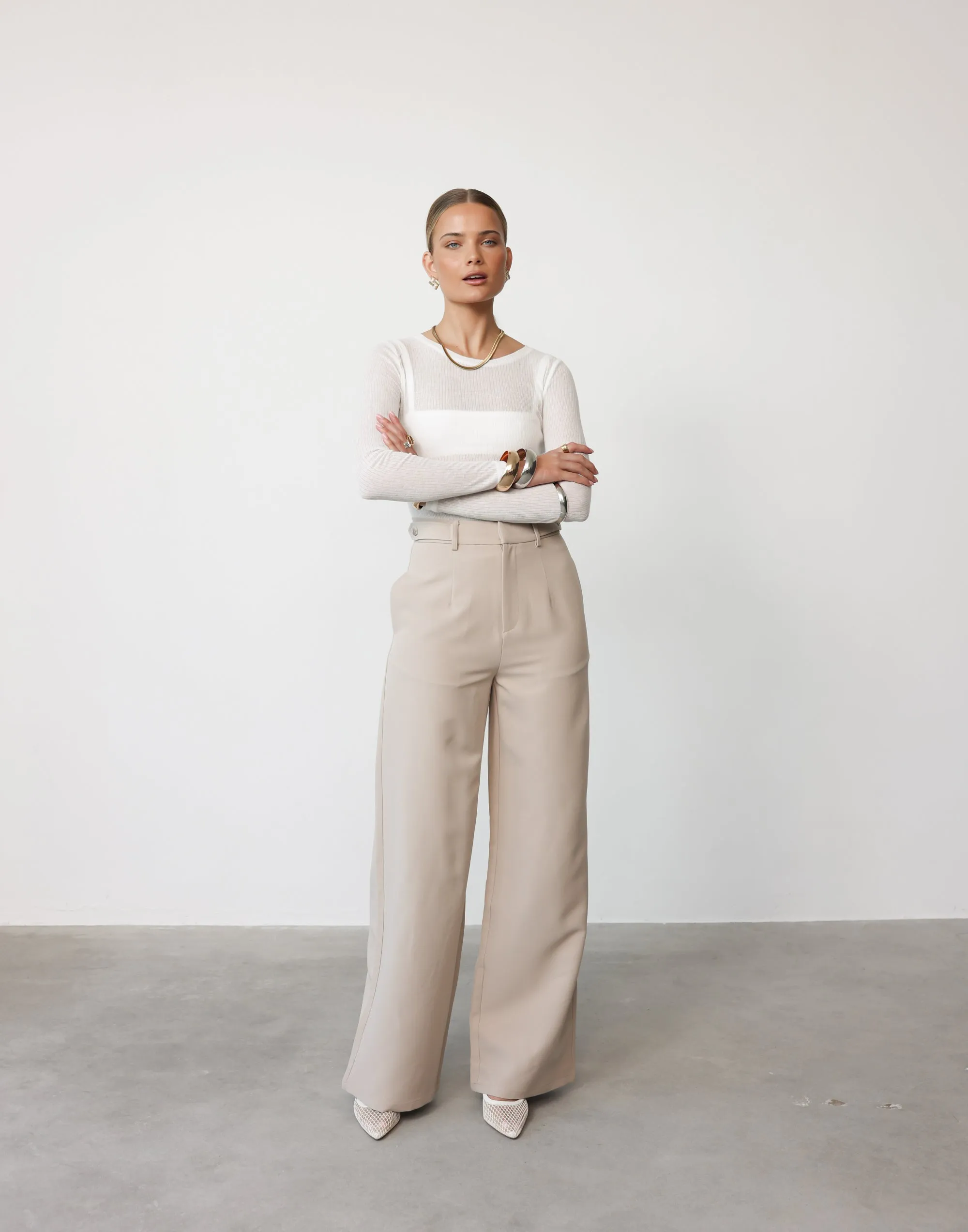 Gina Top (White) sold by Charcoal Clothing product image thumbnail 4