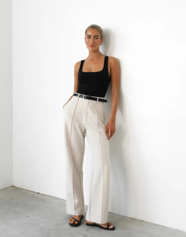 Colden Pants (Oat) sold by Charcoal Clothing