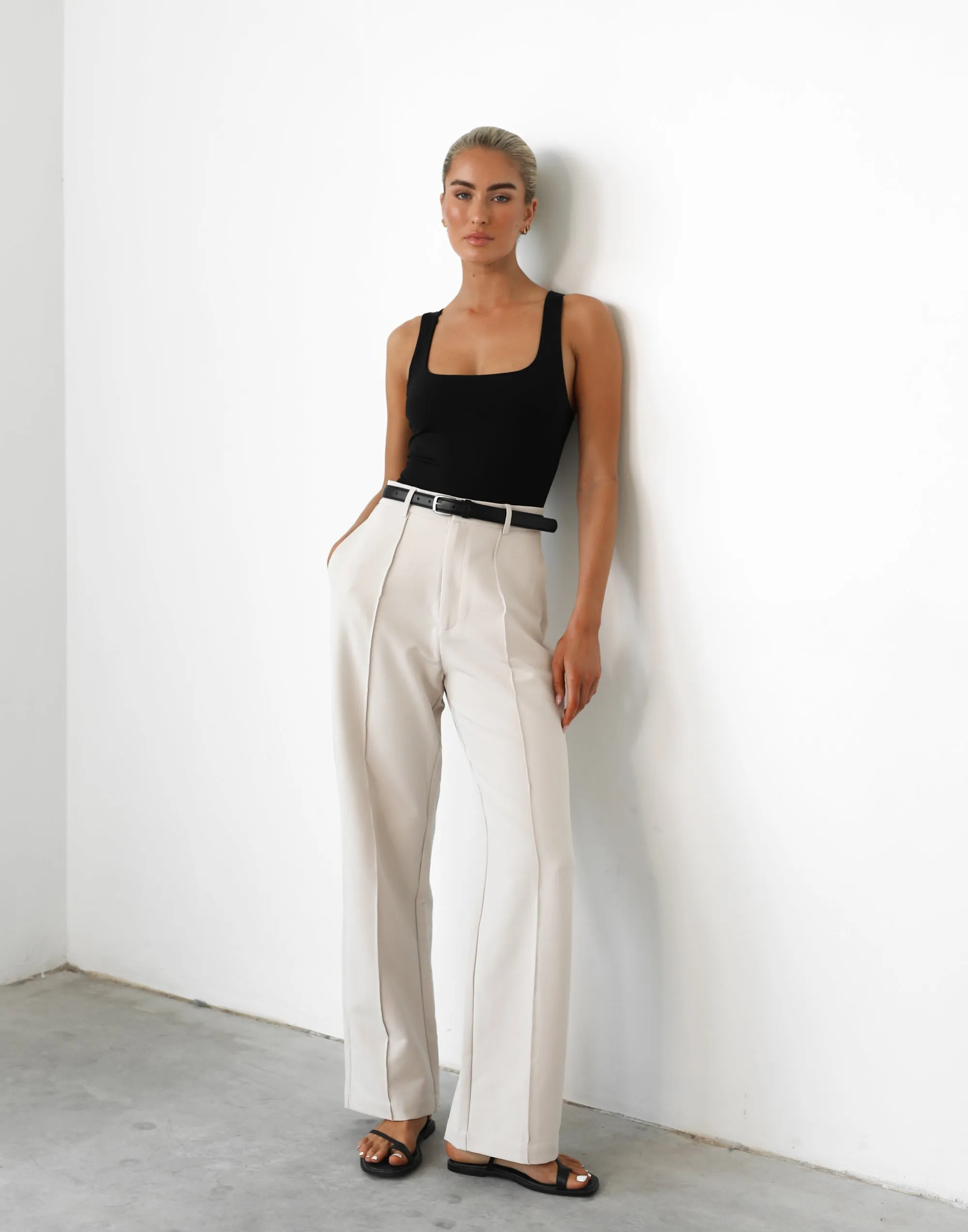 Colden Pants (Oat) sold by Charcoal Clothing