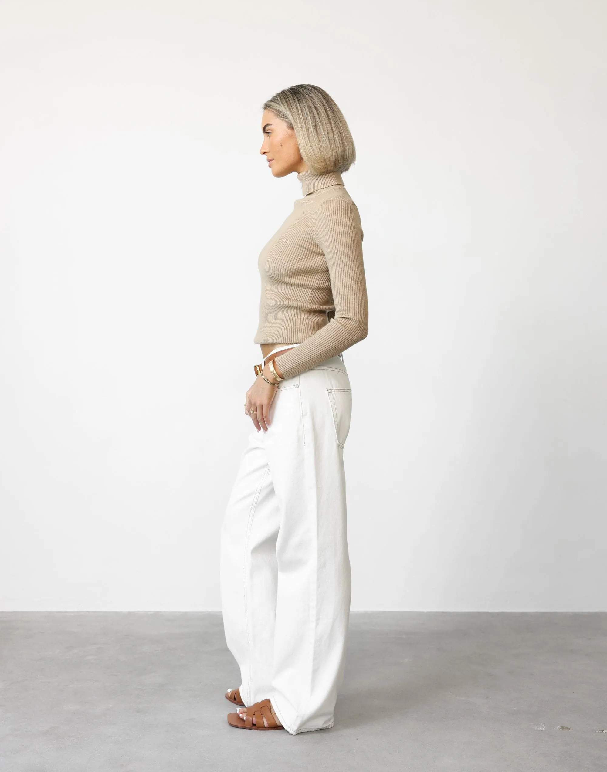 Davison Long Sleeve Top (Camel) sold by Charcoal Clothing product image thumbnail 3