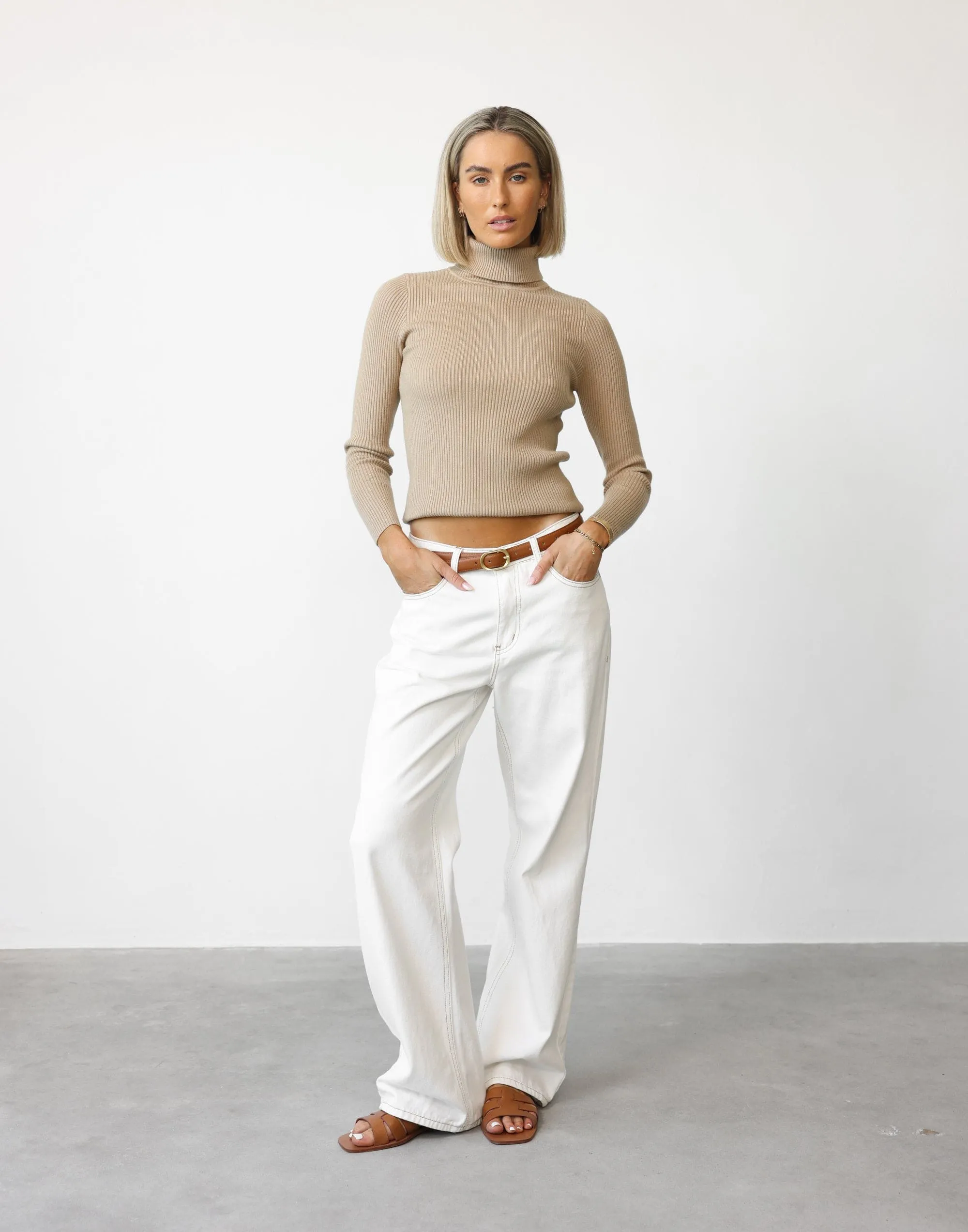 Davison Long Sleeve Top (Camel) sold by Charcoal Clothing product image thumbnail 5