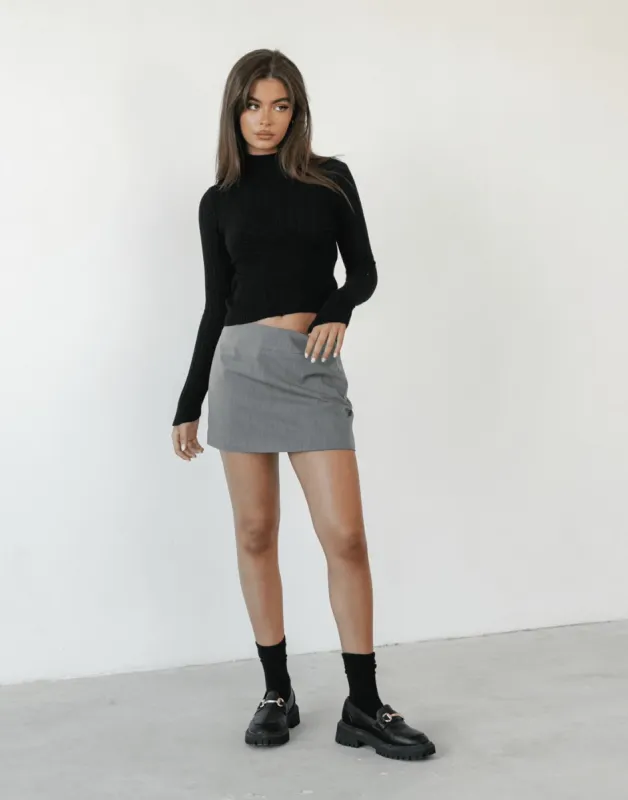 Kirsten Long Sleeve Top (Black) sold by Charcoal Clothing