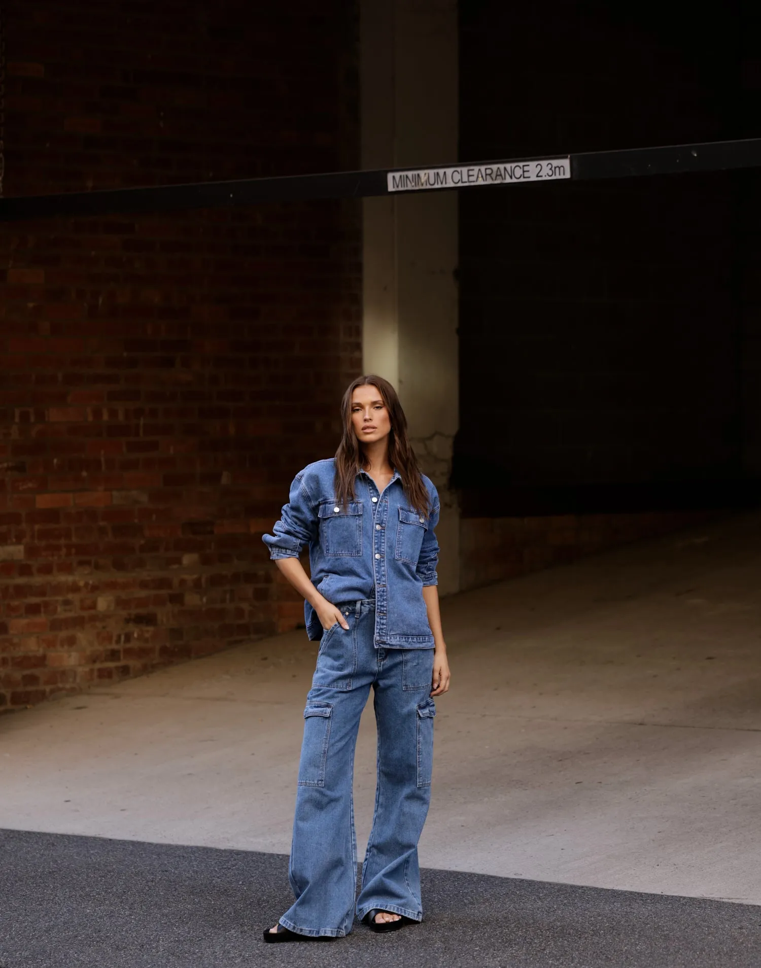 Adrian Denim Jacket (Mid Wash) sold by Charcoal Clothing product image thumbnail 3