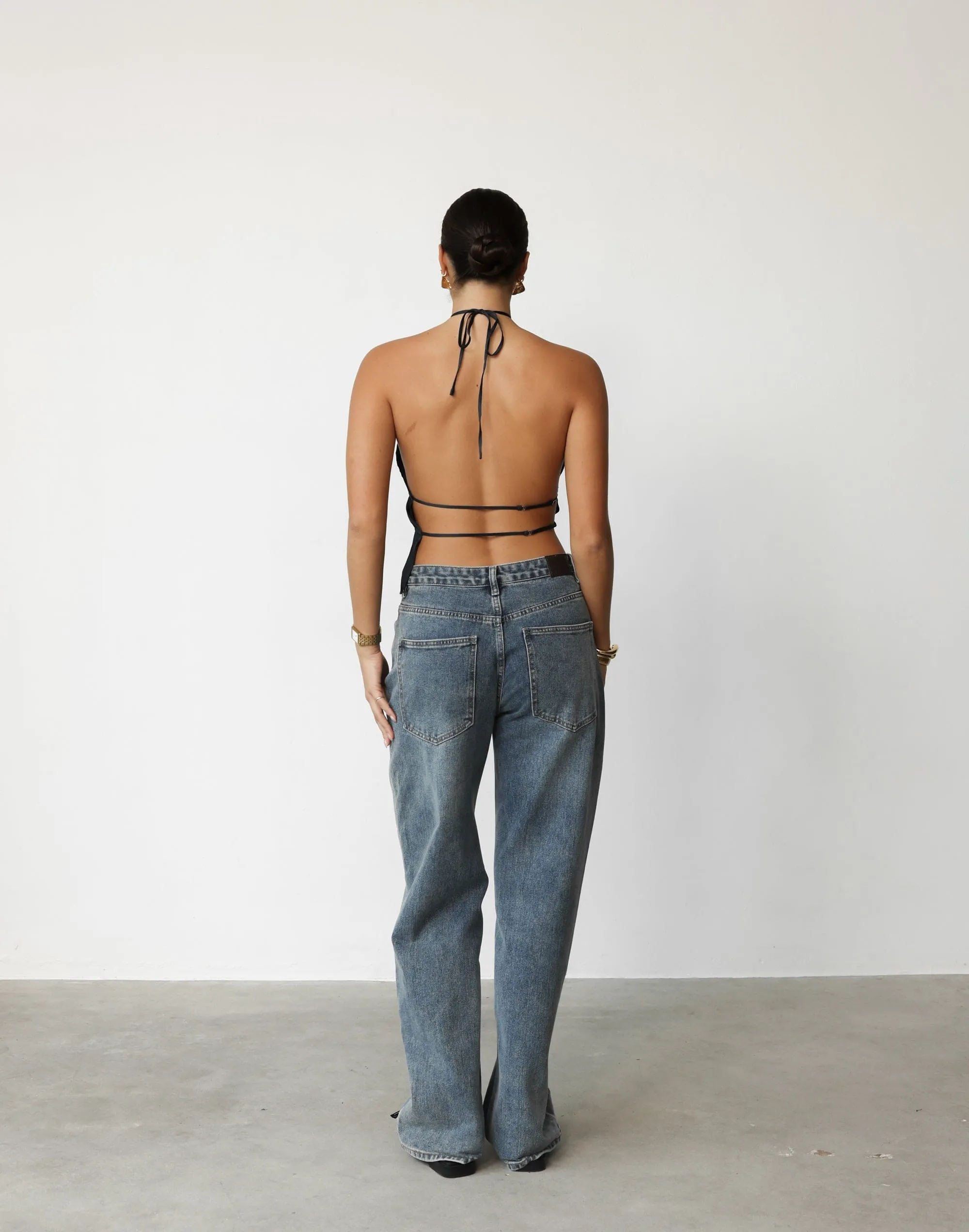 Legacy Halter Top (Navy) - By Lioness sold by Charcoal Clothing product image thumbnail 5