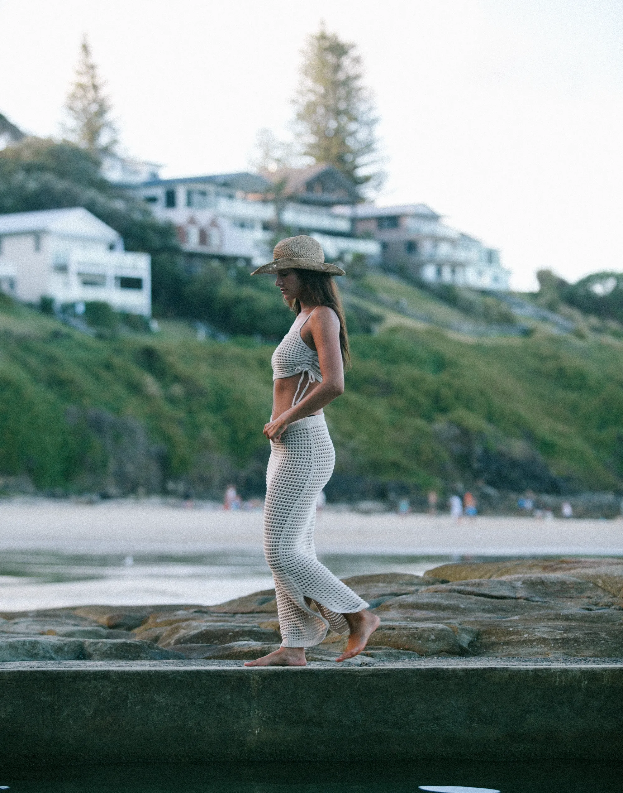 Summer Fling Crop Top (Beige) sold by Charcoal Clothing product image thumbnail 4
