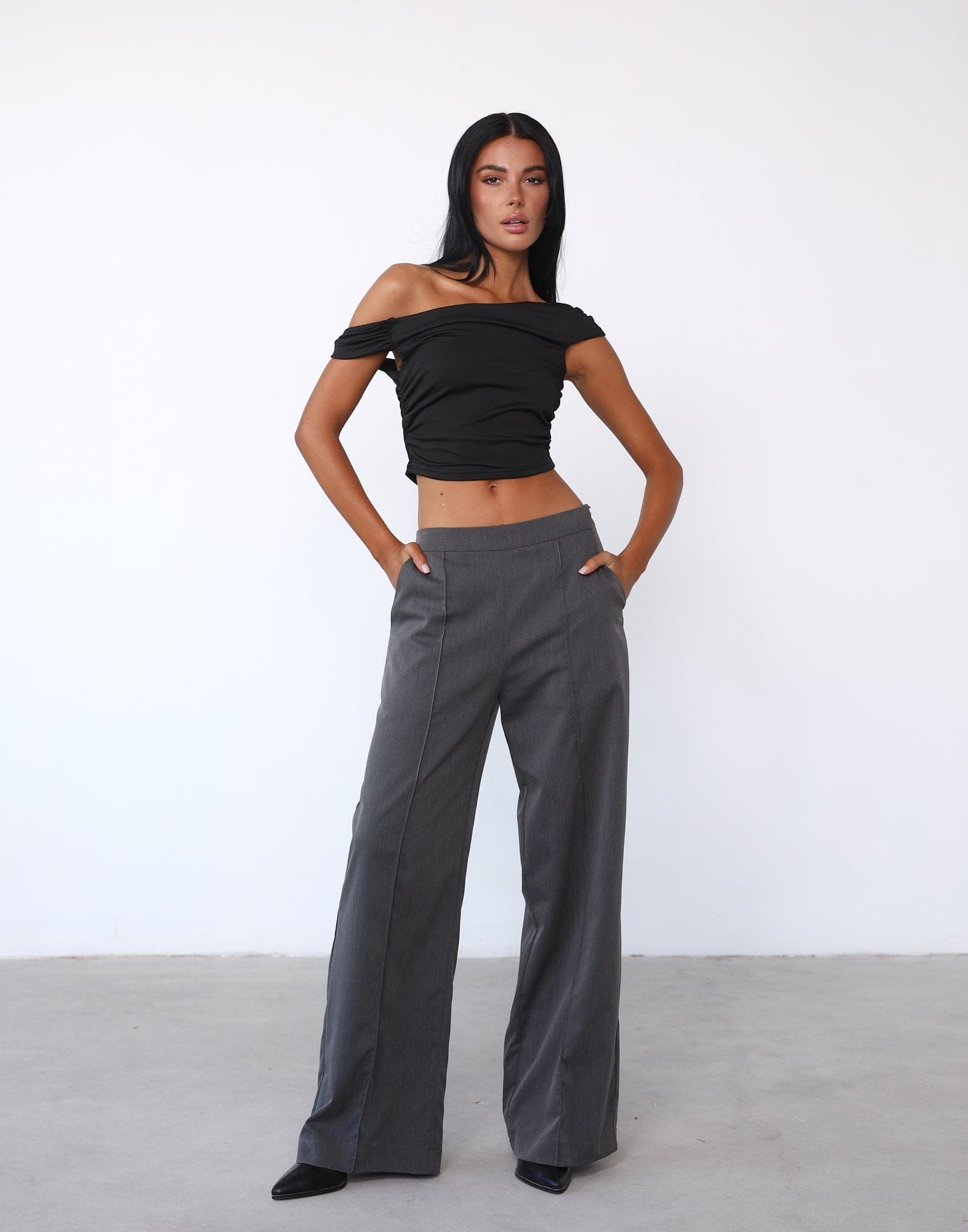 Cartea Pants (Grey) sold by Charcoal Clothing