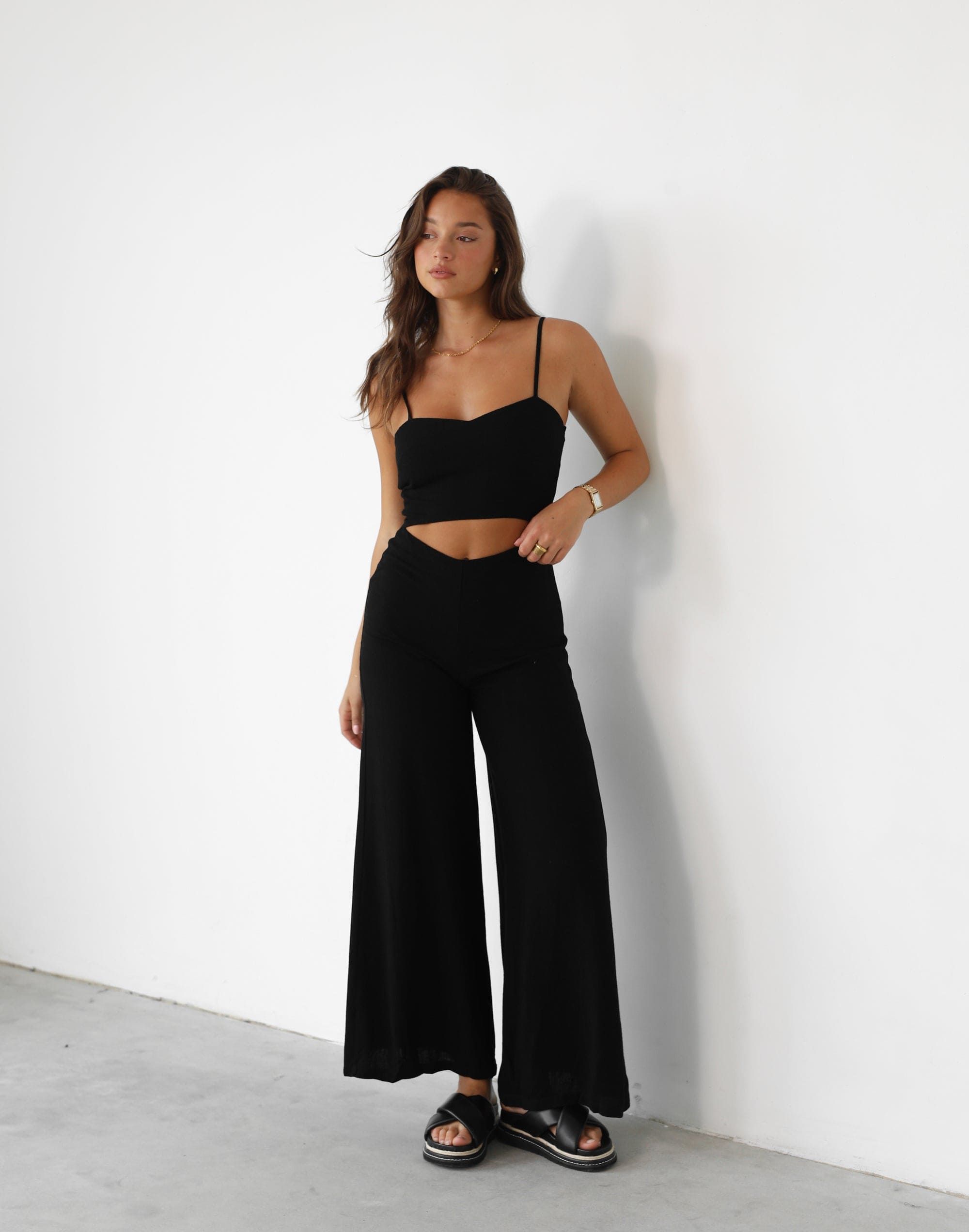 Islah Linen Jumpsuit (Black) sold by Charcoal Clothing product image thumbnail 5