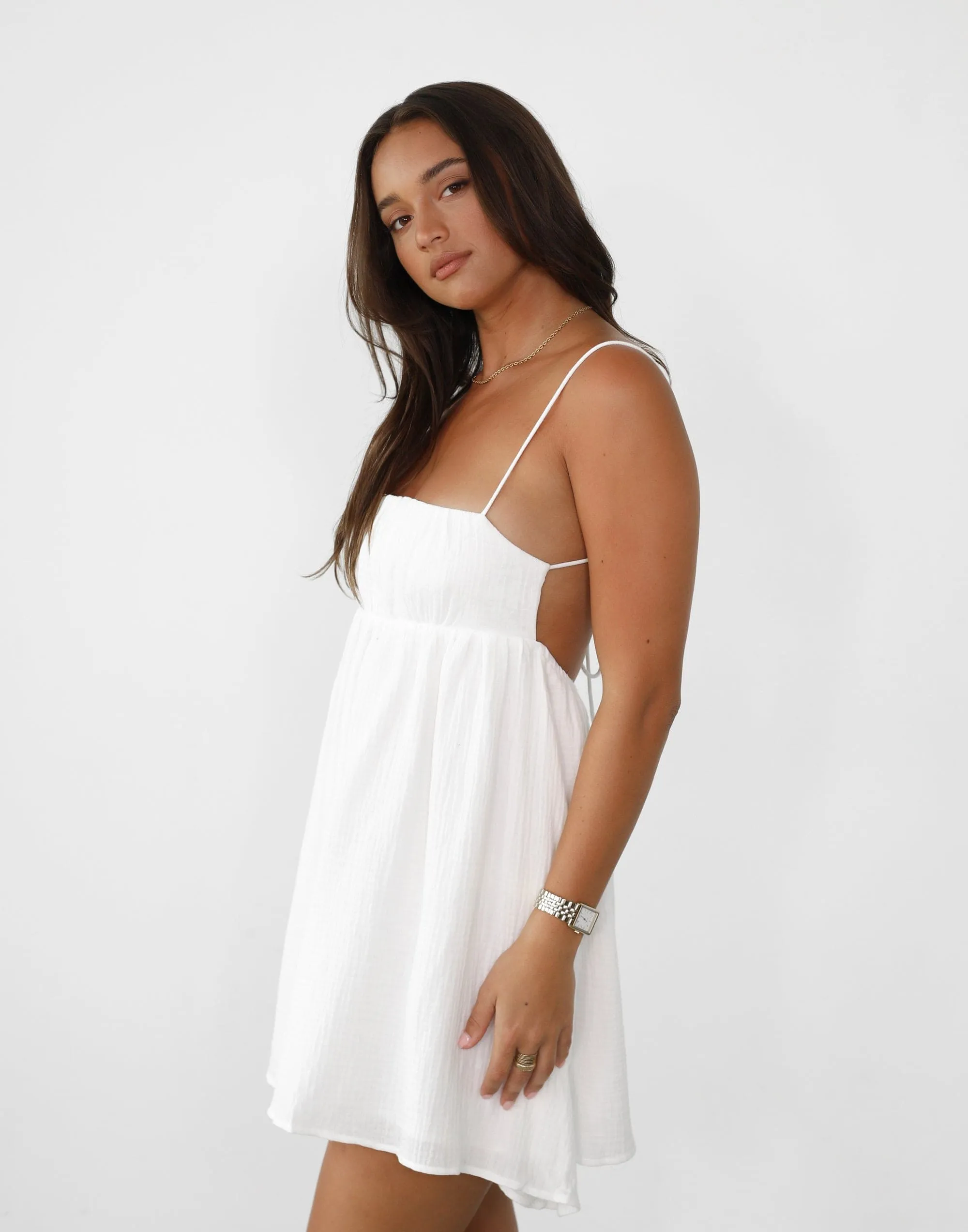 Imelda Mini Dress (White) sold by Charcoal Clothing product image thumbnail 3