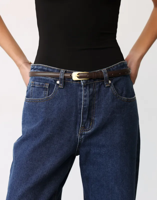 Gladstone Belt (Cocoa) sold by Charcoal Clothing