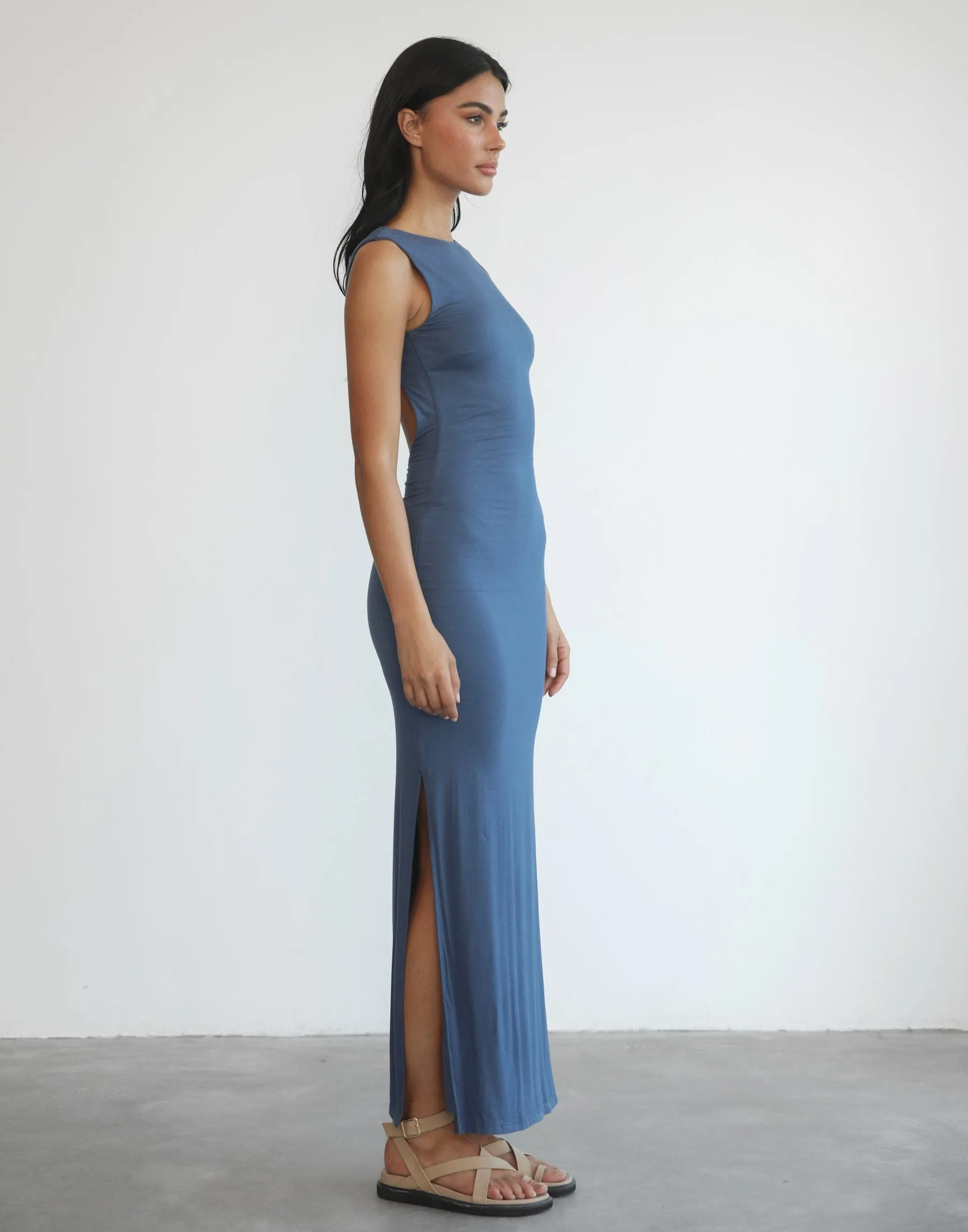 Luna Maxi Dress (Storm Blue) sold by Charcoal Clothing product image thumbnail 3