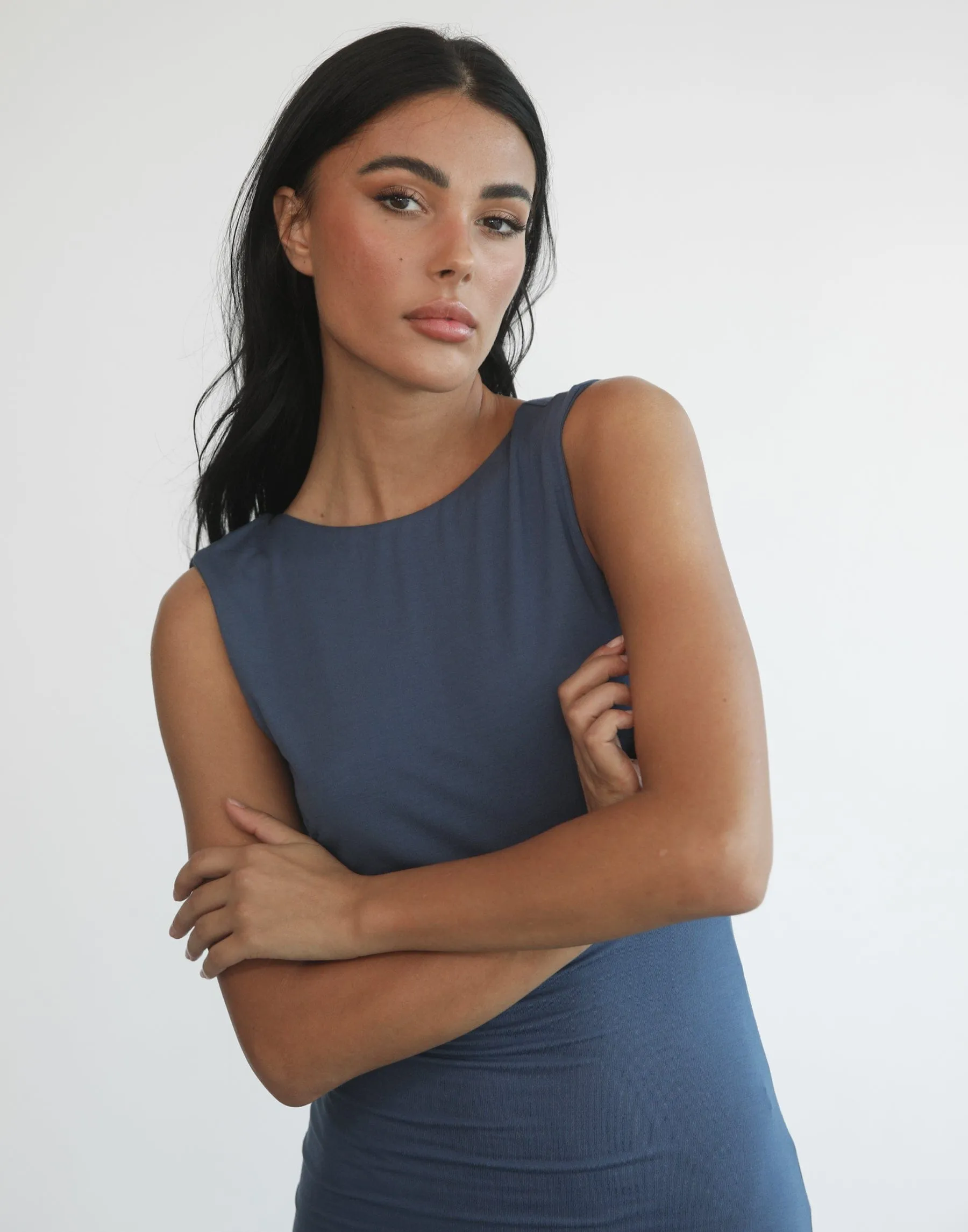 Luna Maxi Dress (Storm Blue) sold by Charcoal Clothing product image thumbnail 5