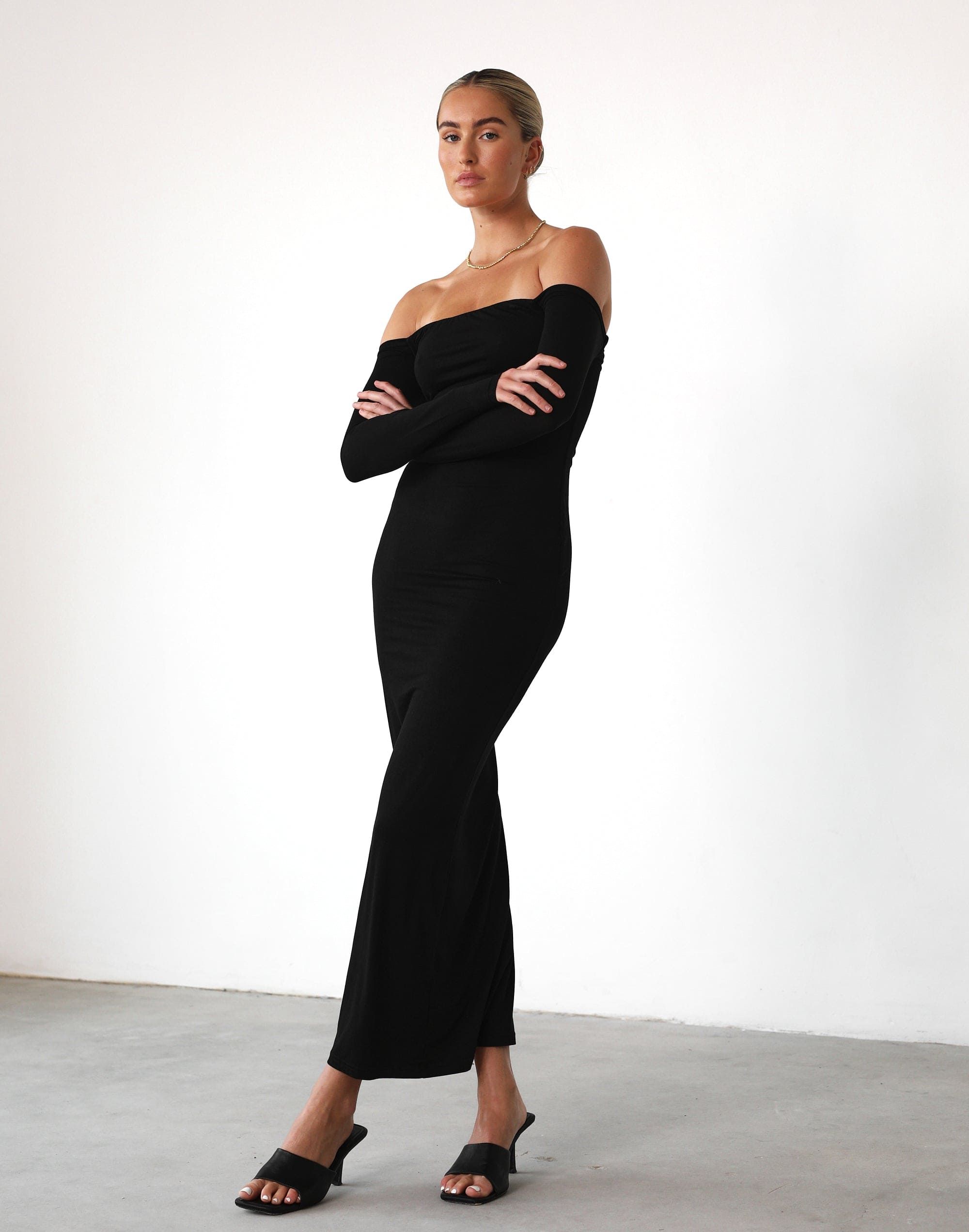 Iris Maxi Dress (Black) sold by Charcoal Clothing product image thumbnail 5