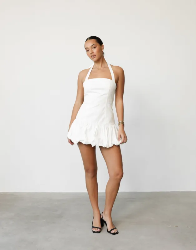 Sofia Mini Dress (Porcelain) - By Lioness sold by Charcoal Clothing