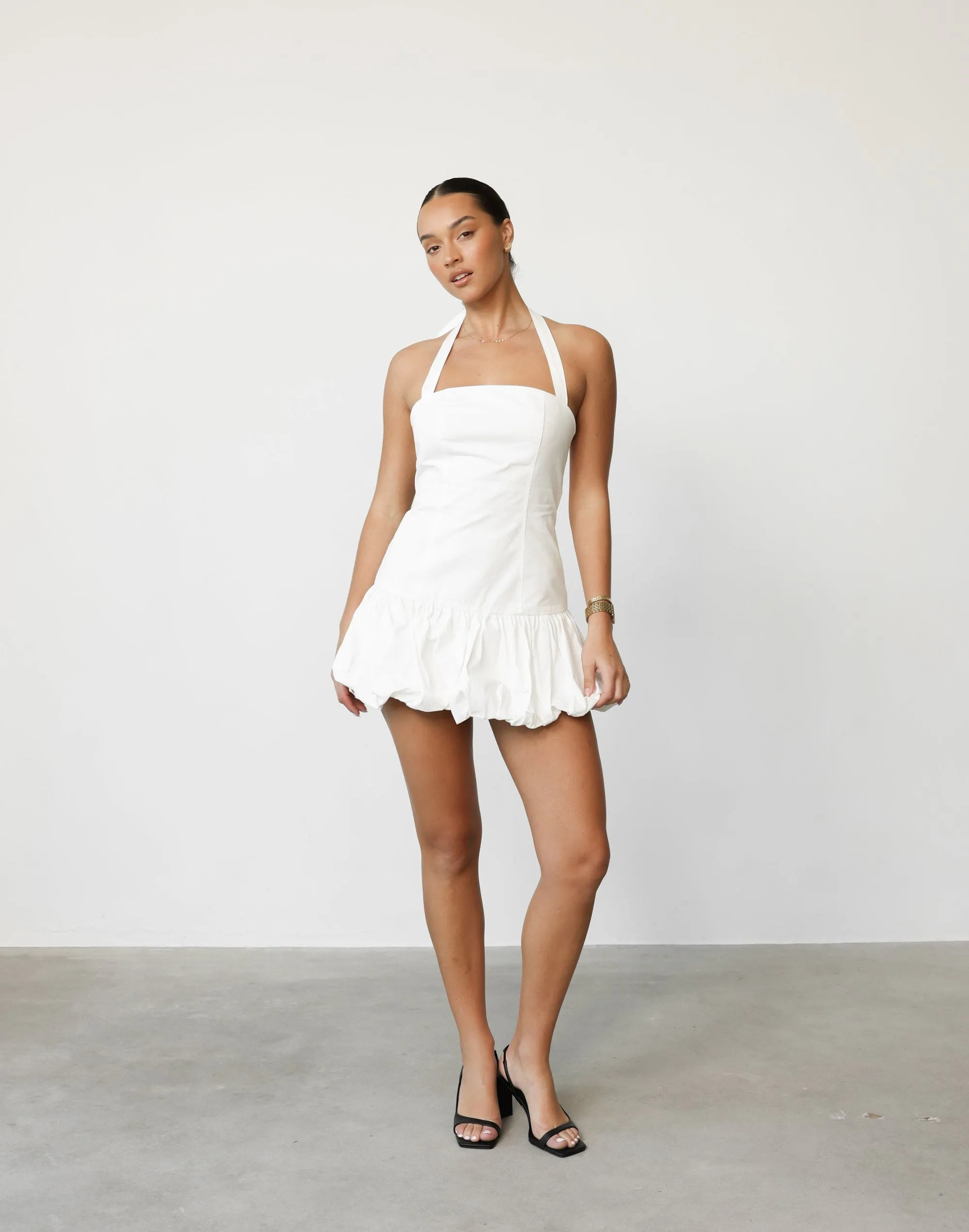 Sofia Mini Dress (Porcelain) - By Lioness sold by Charcoal Clothing