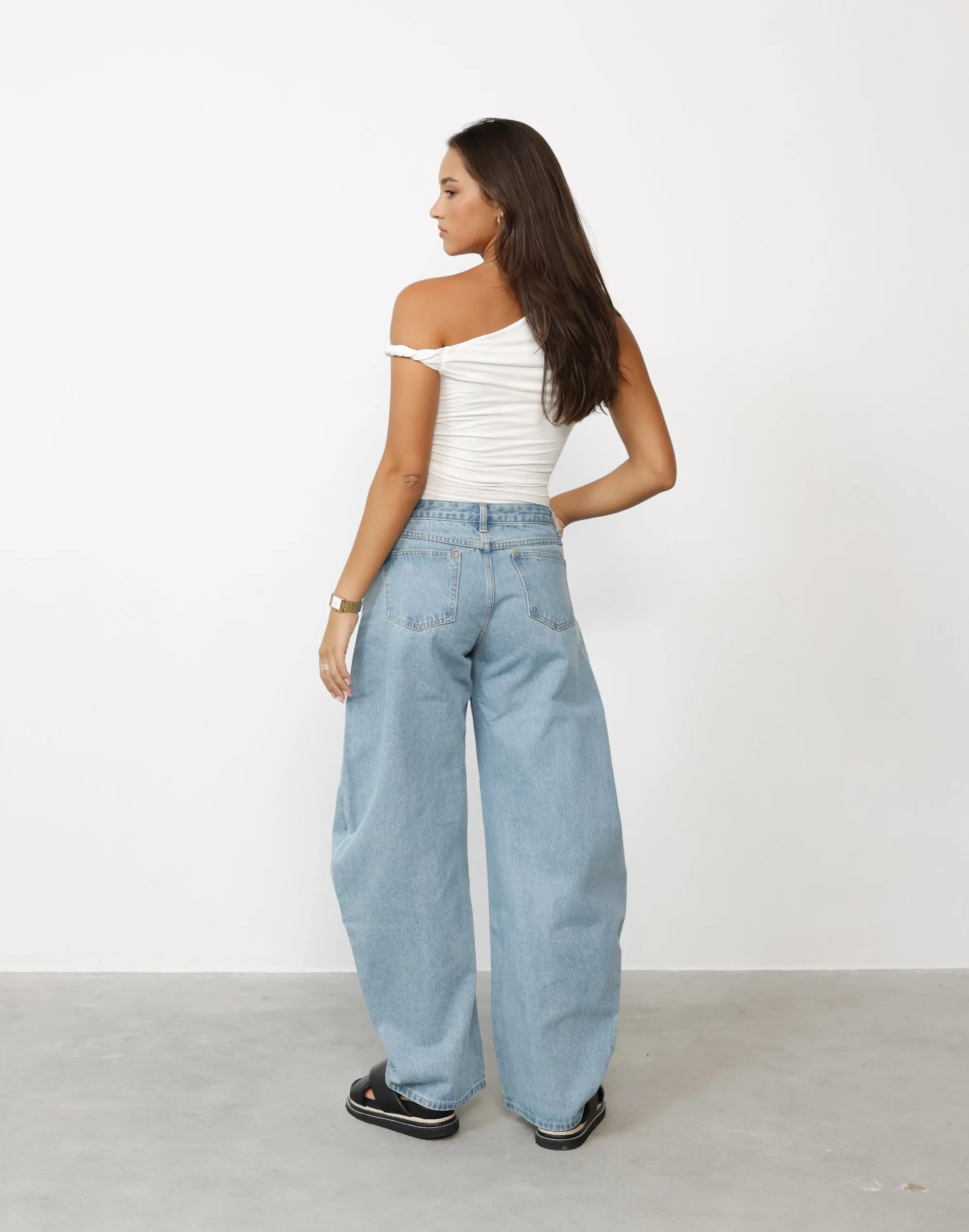 Horseshoe Jean (Washed Blue) - By Lioness sold by Charcoal Clothing product image thumbnail 5