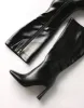 Elliana Boots (Black Shimmer) - By Billini sold by Charcoal Clothing