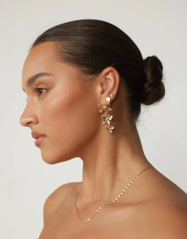 Kalina Earrings (Gold) sold by Charcoal Clothing