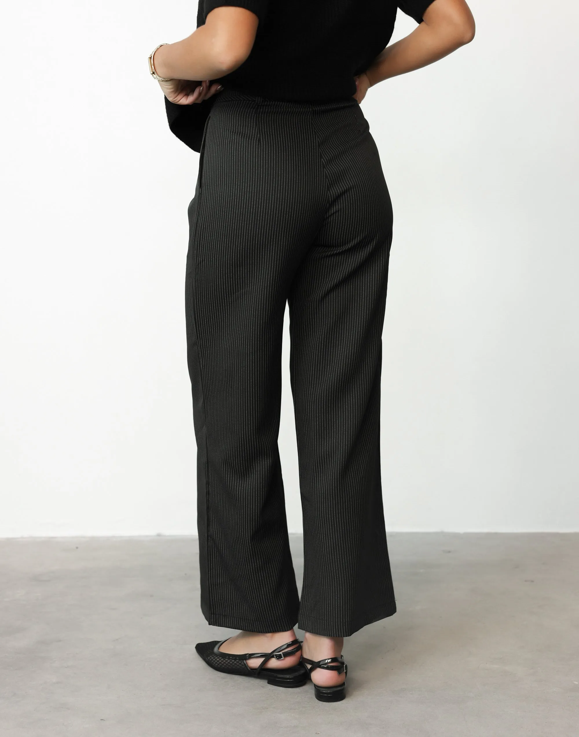 Mason Pants (Black Pinstripe) sold by Charcoal Clothing product image thumbnail 3