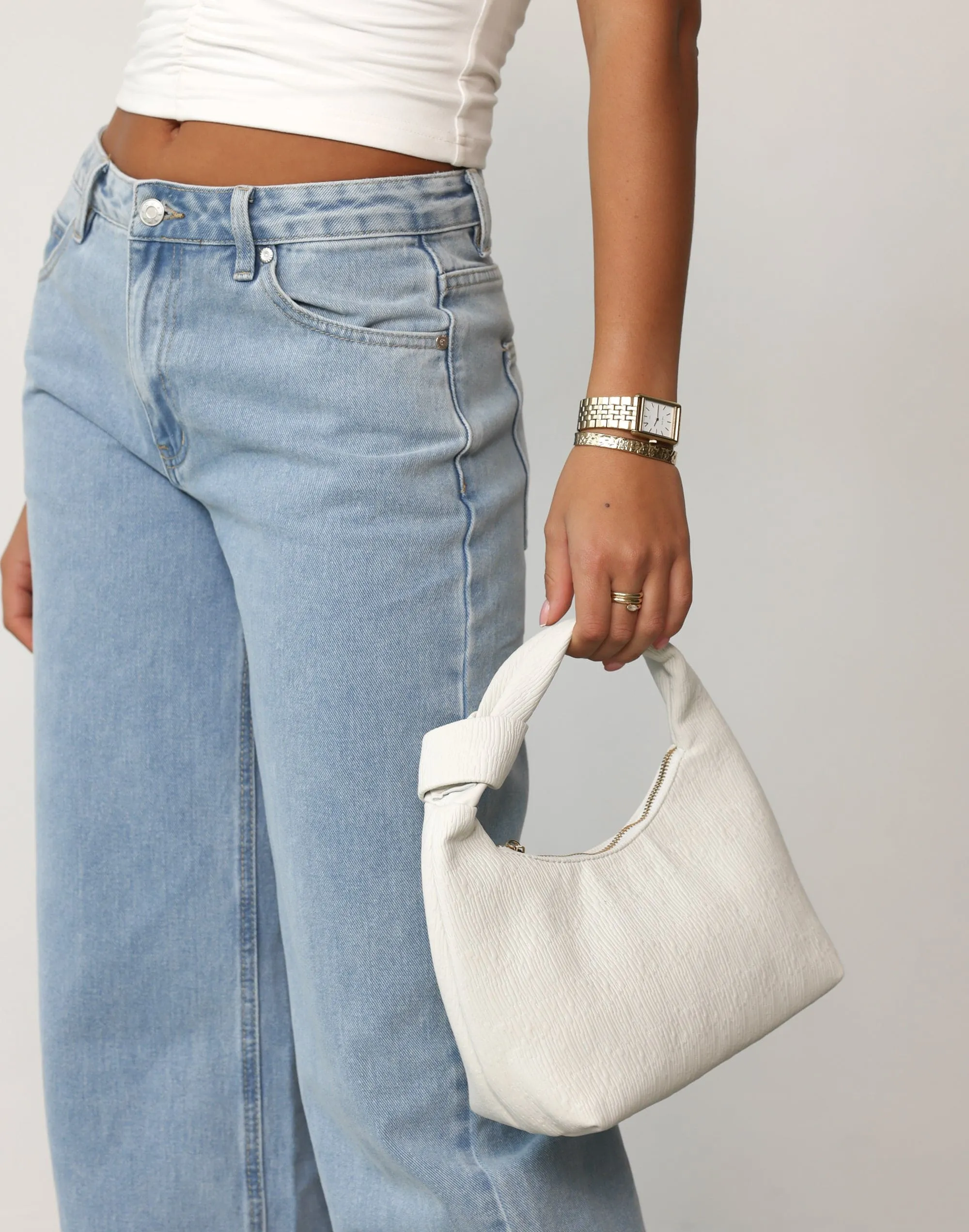 Sage Handle Bag (Bone Texture) - By Billini sold by Charcoal Clothing product image thumbnail 3