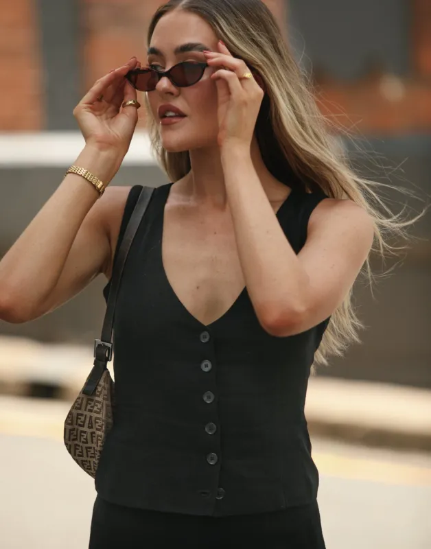 Cailey Top (Black) sold by Charcoal Clothing