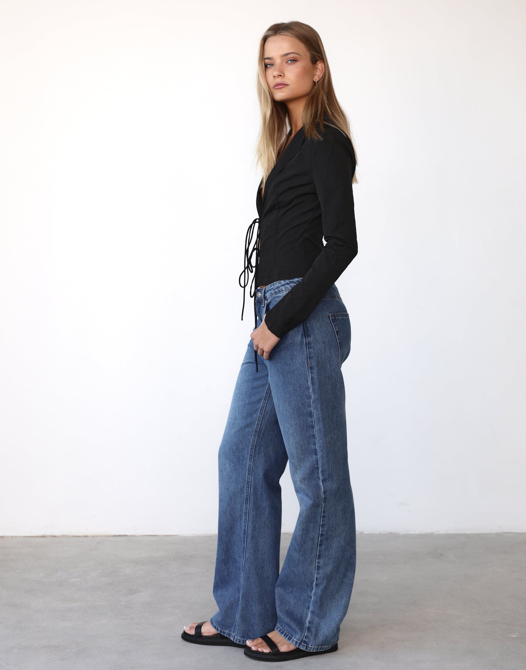 CK Tie Top (Onyx) - By Lioness sold by Charcoal Clothing product image thumbnail 4