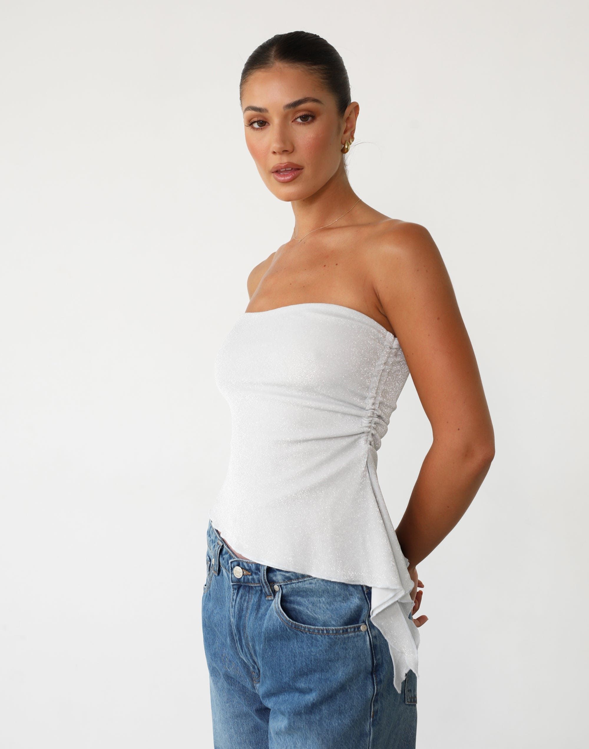 Maude Top (Silver) sold by Charcoal Clothing product image thumbnail 2