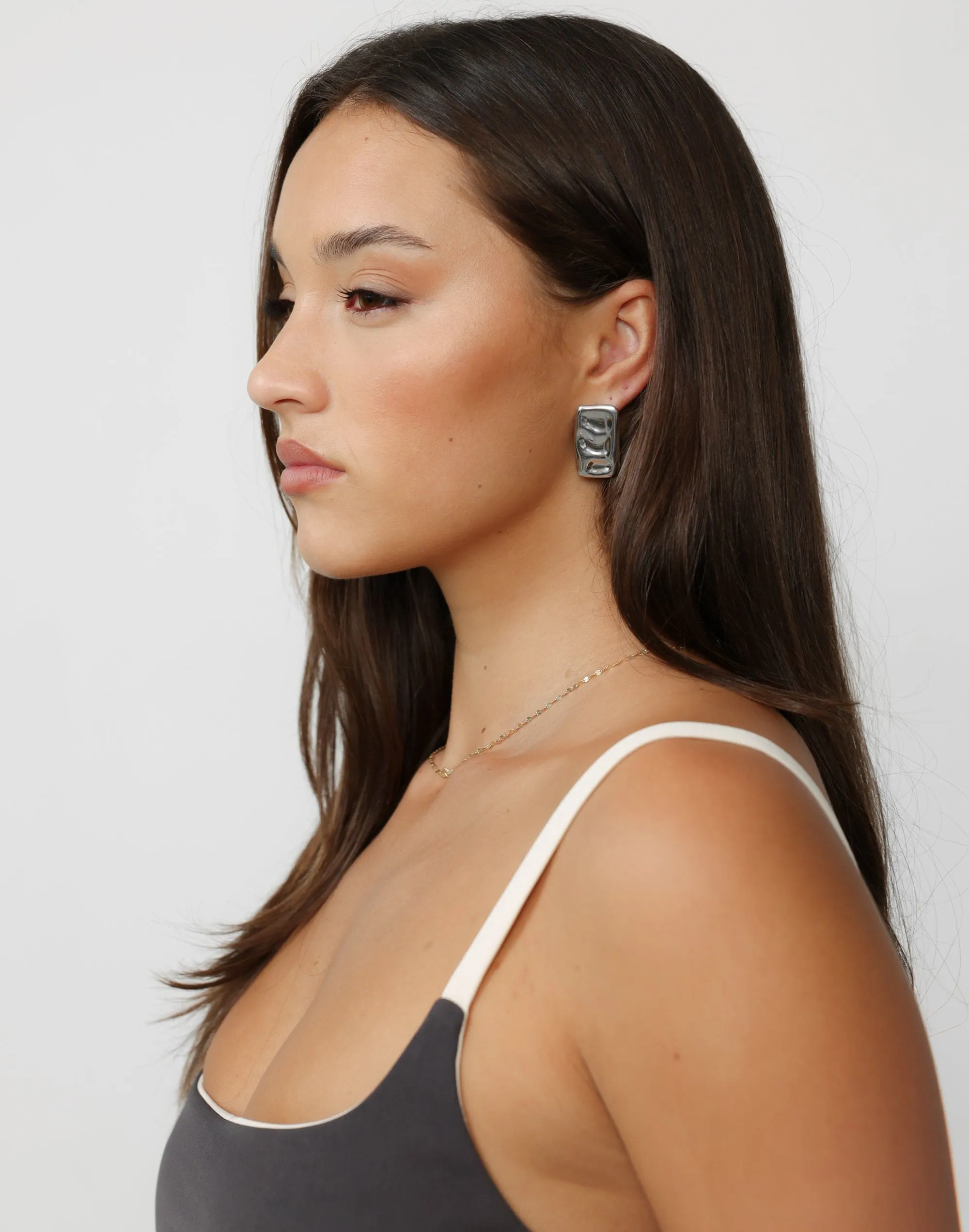 Ayra Earrings (Silver) sold by Charcoal Clothing product image thumbnail 2