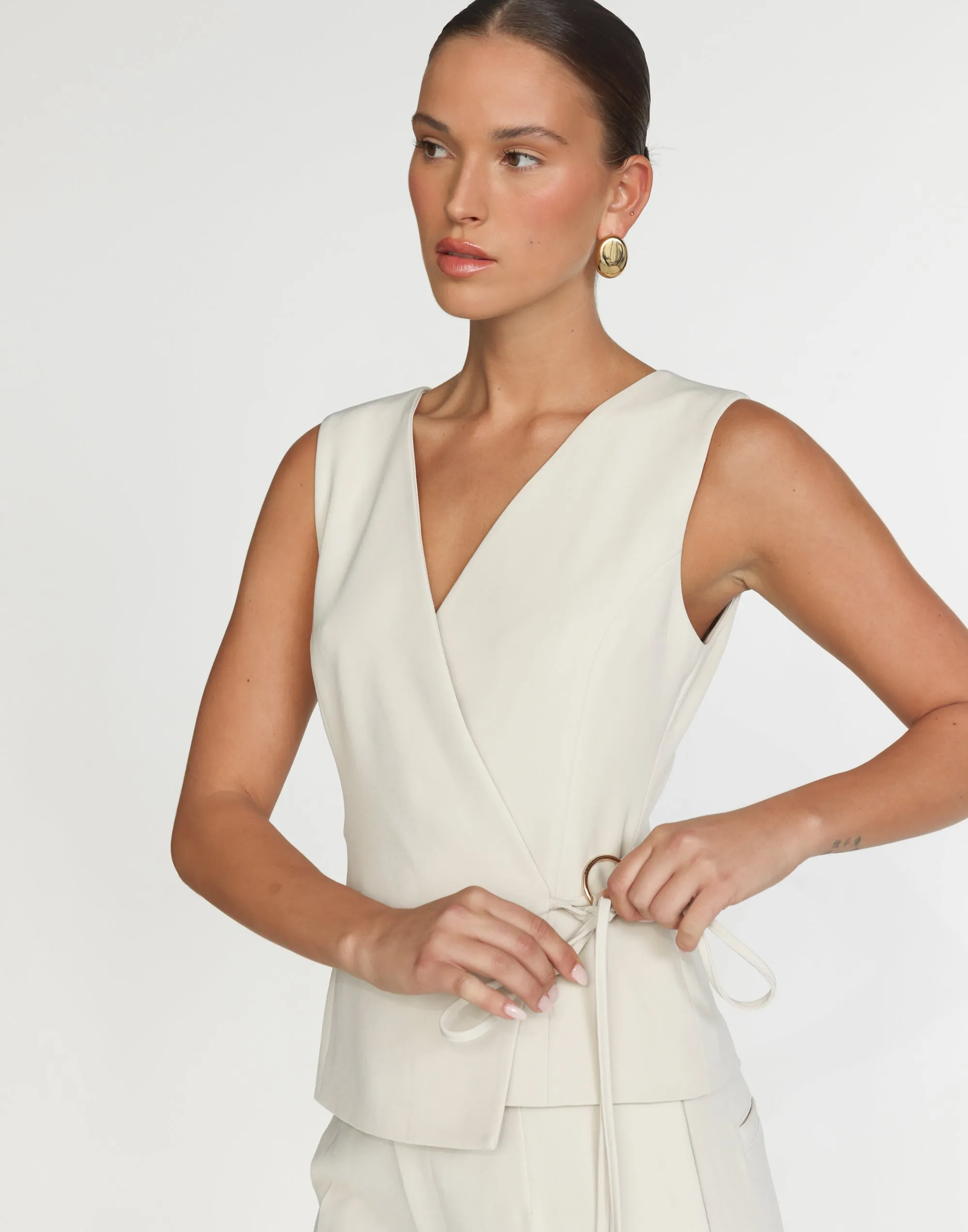 Alayna Top (Oat) sold by Charcoal Clothing product image thumbnail 2