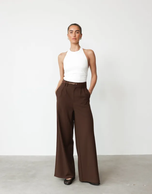 Ramona Pants (Cocoa) sold by Charcoal Clothing