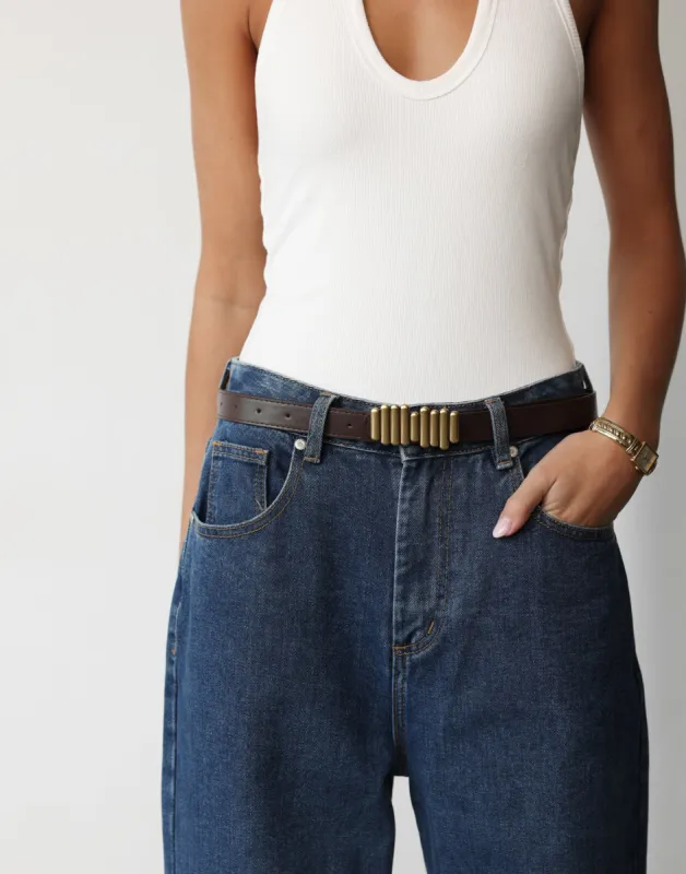 Lovitt Belt (Cocoa) sold by Charcoal Clothing