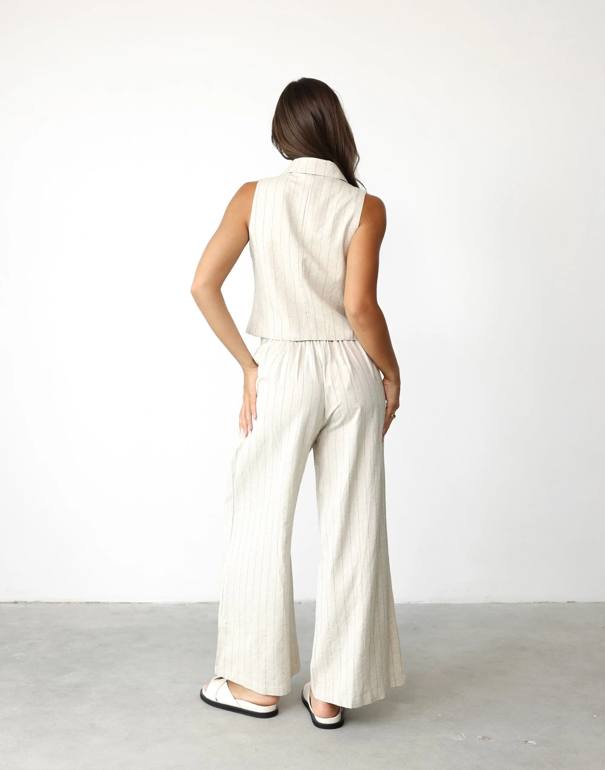 Nicolah Top (Oatmeal Stripe) sold by Charcoal Clothing product image thumbnail 3