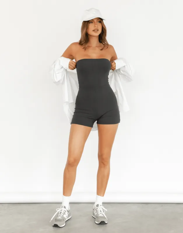 Formations Playsuit (Charcoal) sold by Charcoal Clothing