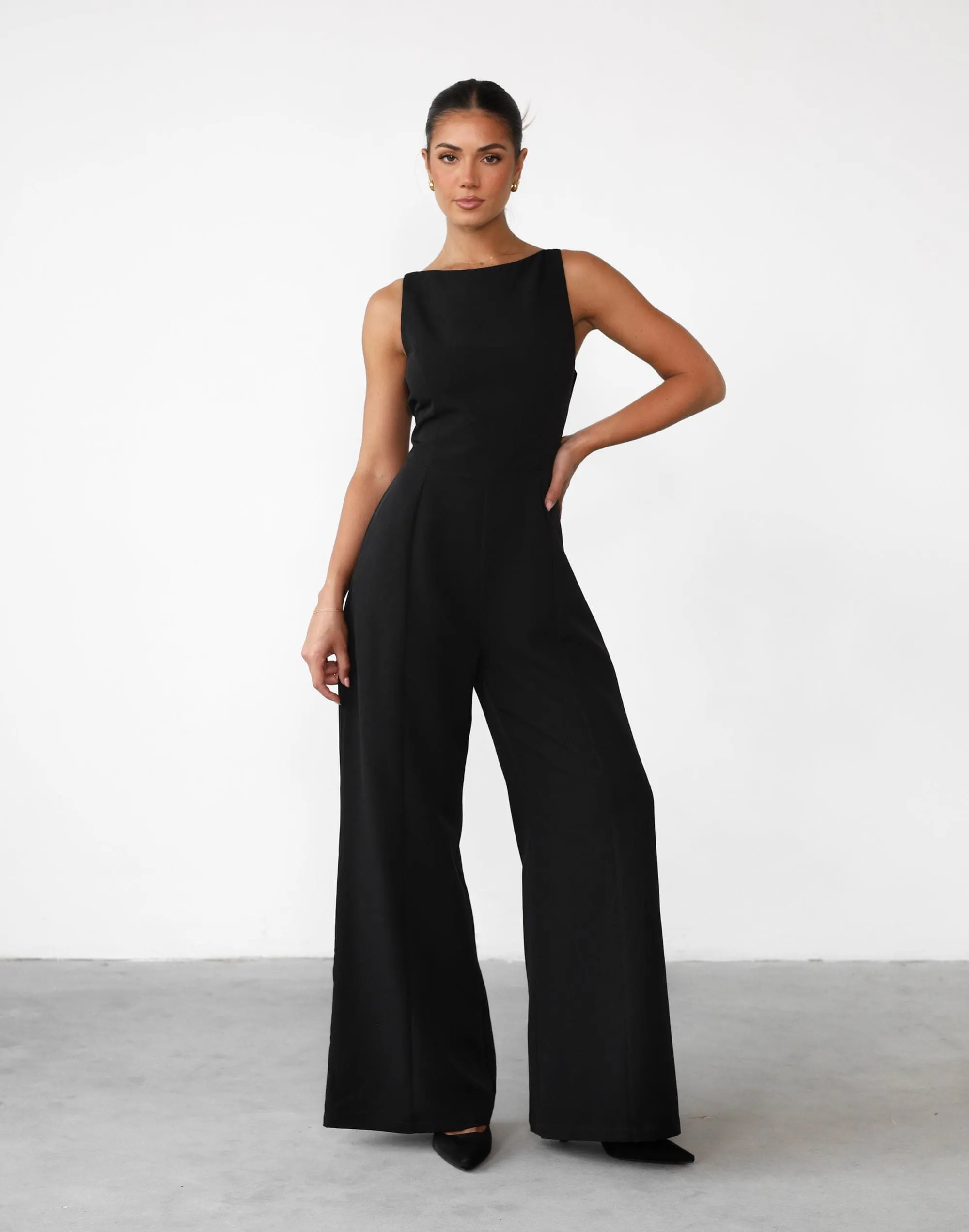 Evelyn Jumpsuit (Black) sold by Charcoal Clothing
