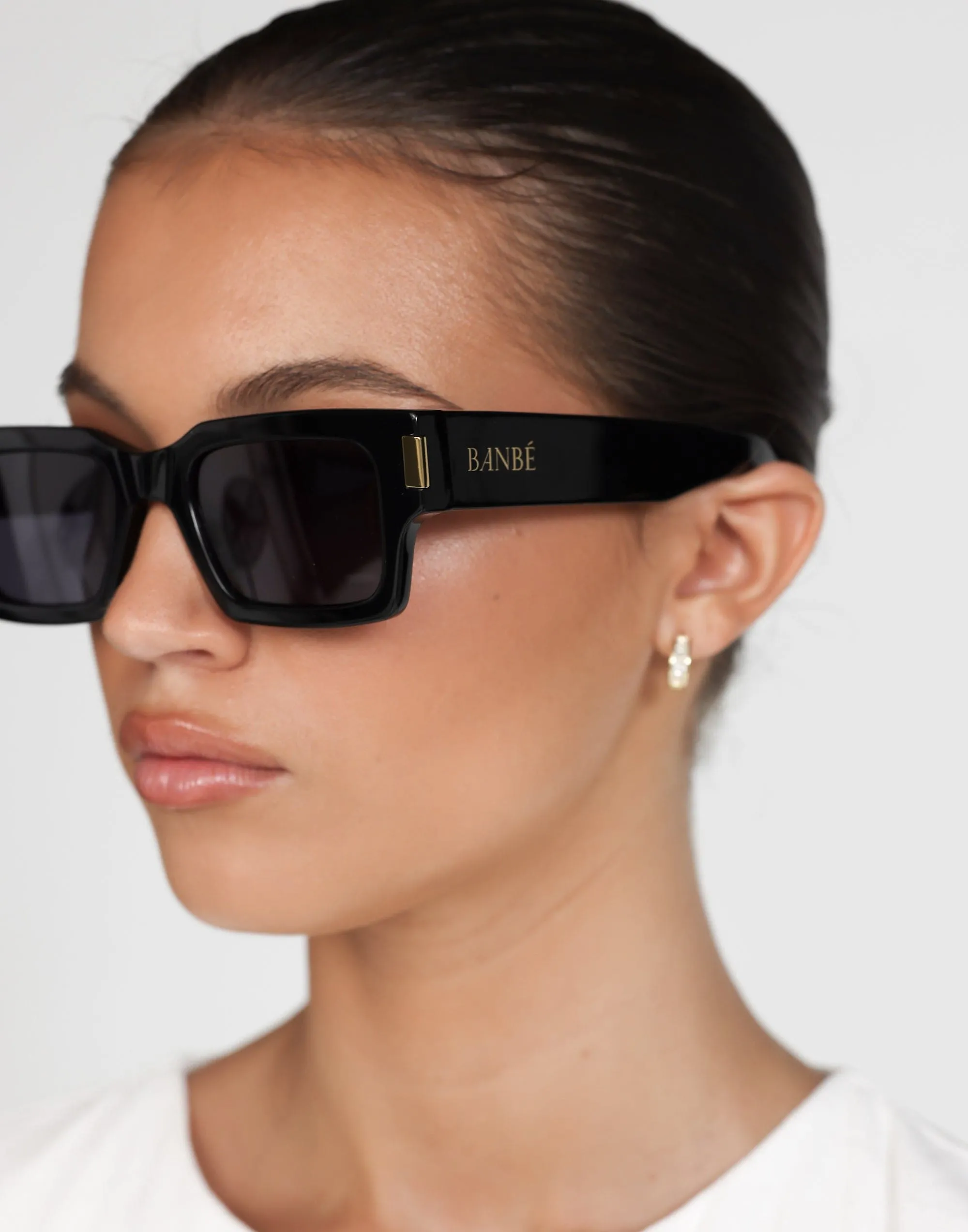 The Sara Sunglasses (Black Jet) - By Banbé sold by Charcoal Clothing product image thumbnail 4