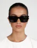 The Sara Sunglasses (Black Jet) - By Banbé sold by Charcoal Clothing