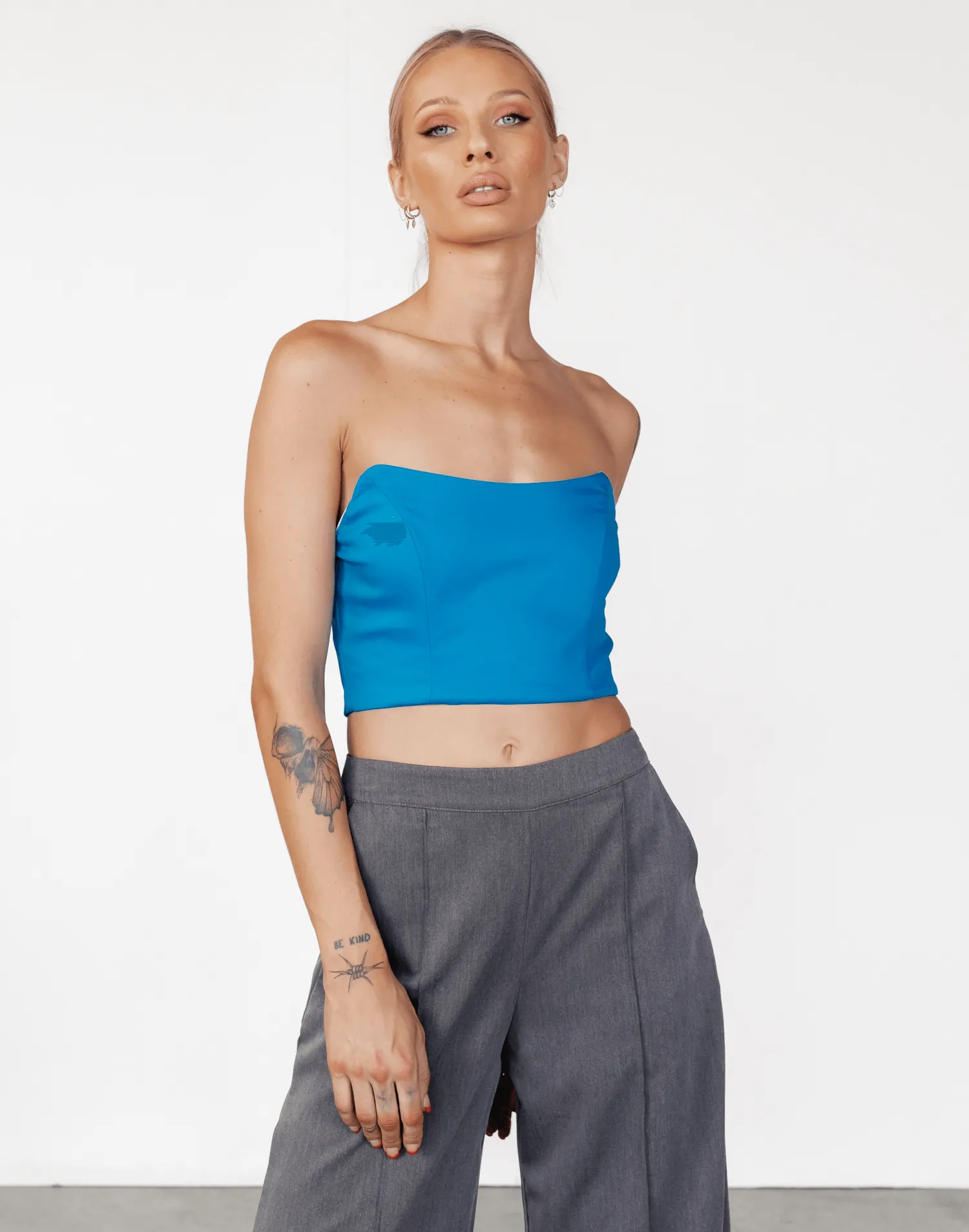 Close To You Corset Top (Cobalt) sold by Charcoal Clothing product image thumbnail 5
