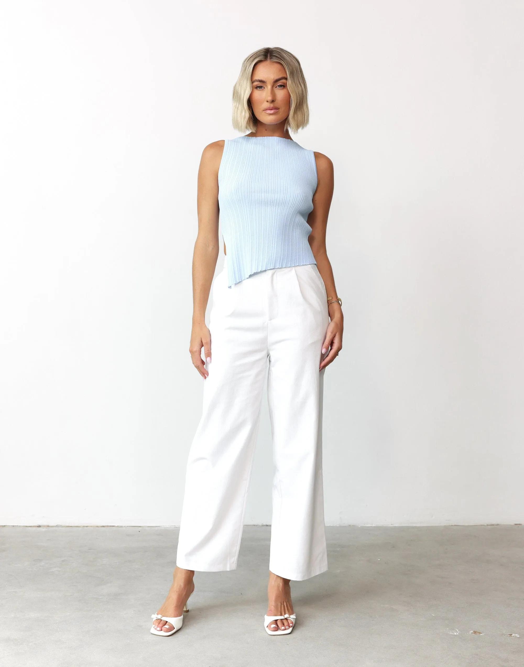 Kristella Pants (White) sold by Charcoal Clothing product image thumbnail 2