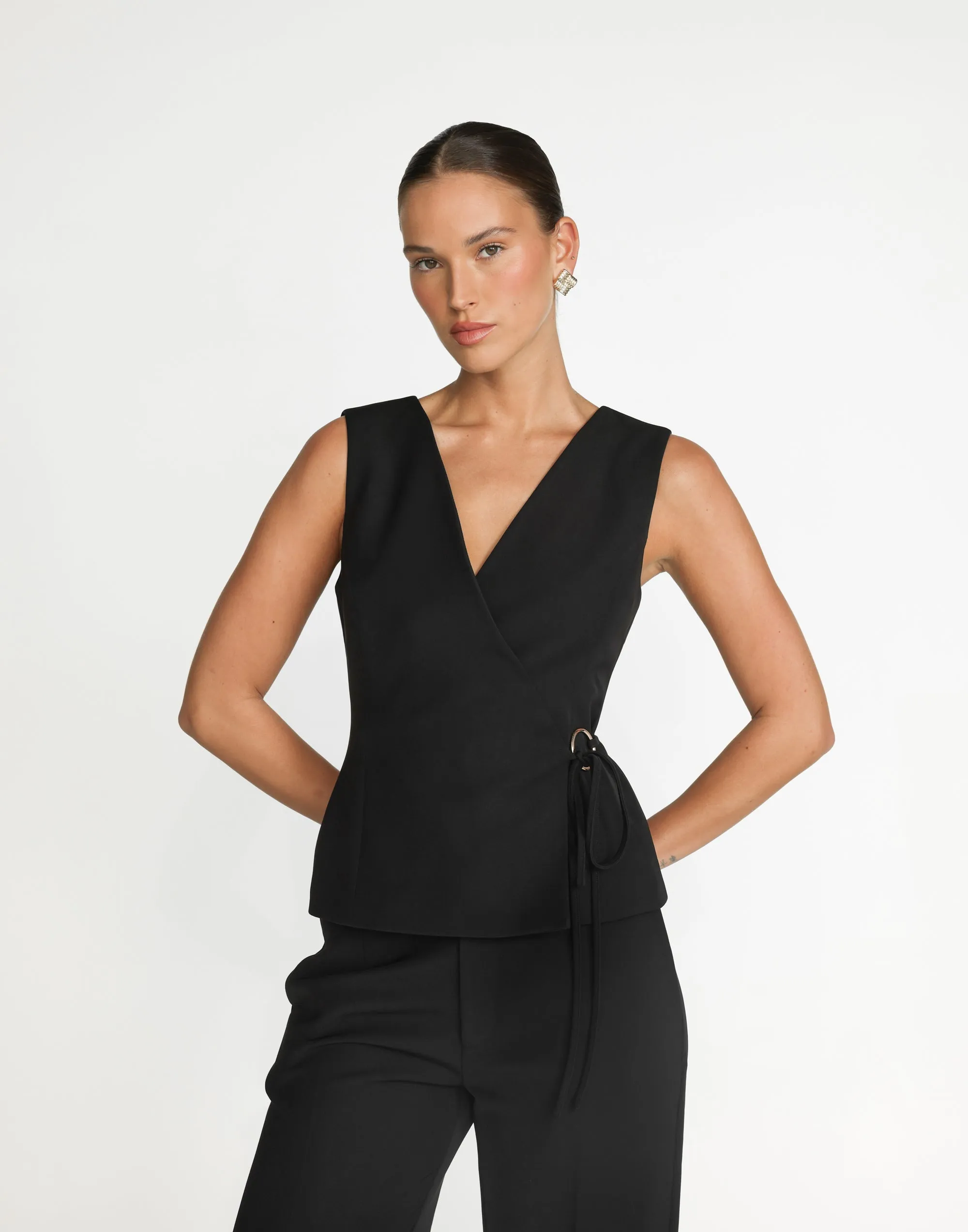 Alayna Top (Black) sold by Charcoal Clothing