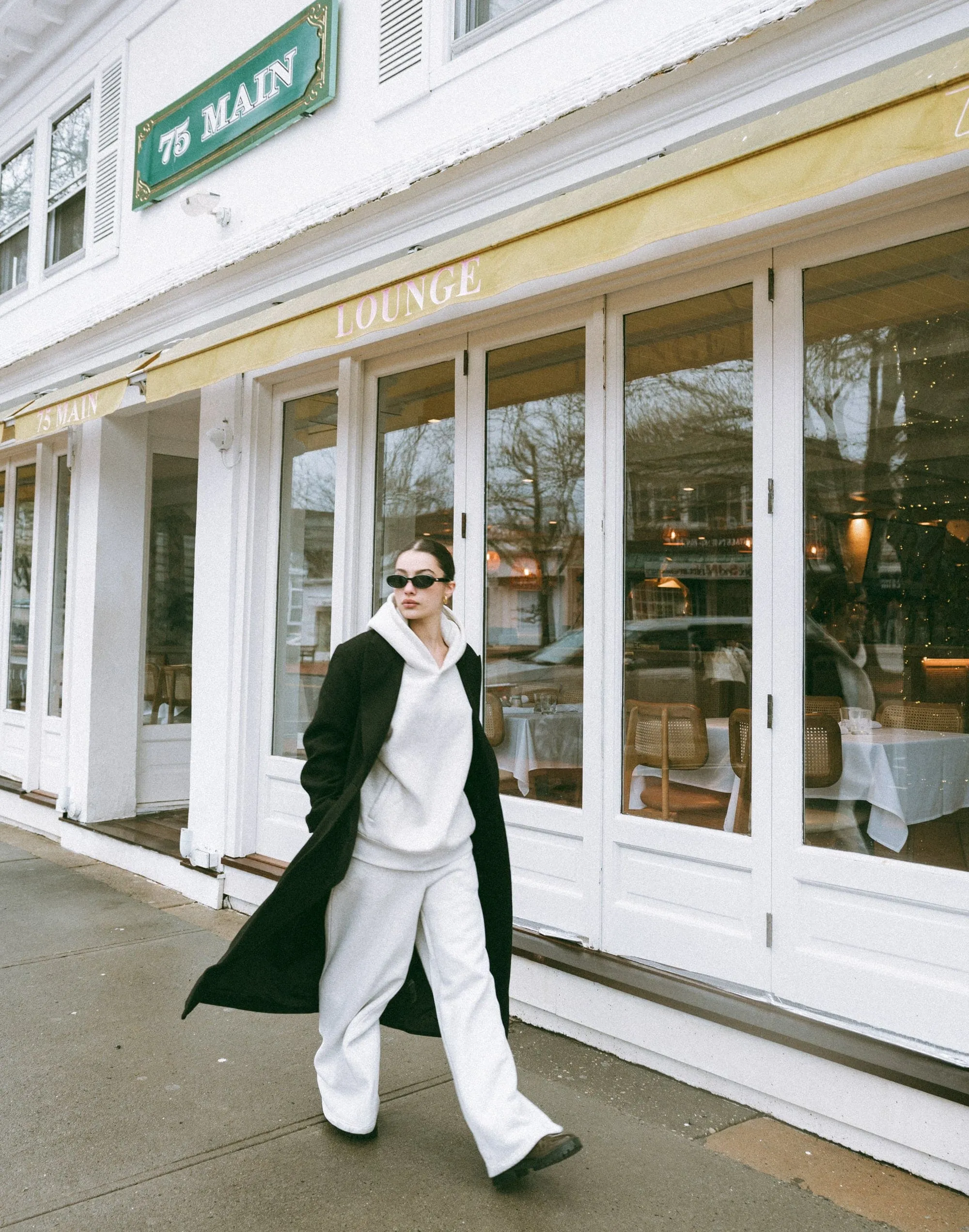 River Wide Leg Tracksuit Pants (Grey Marle) sold by Charcoal Clothing product image thumbnail 4