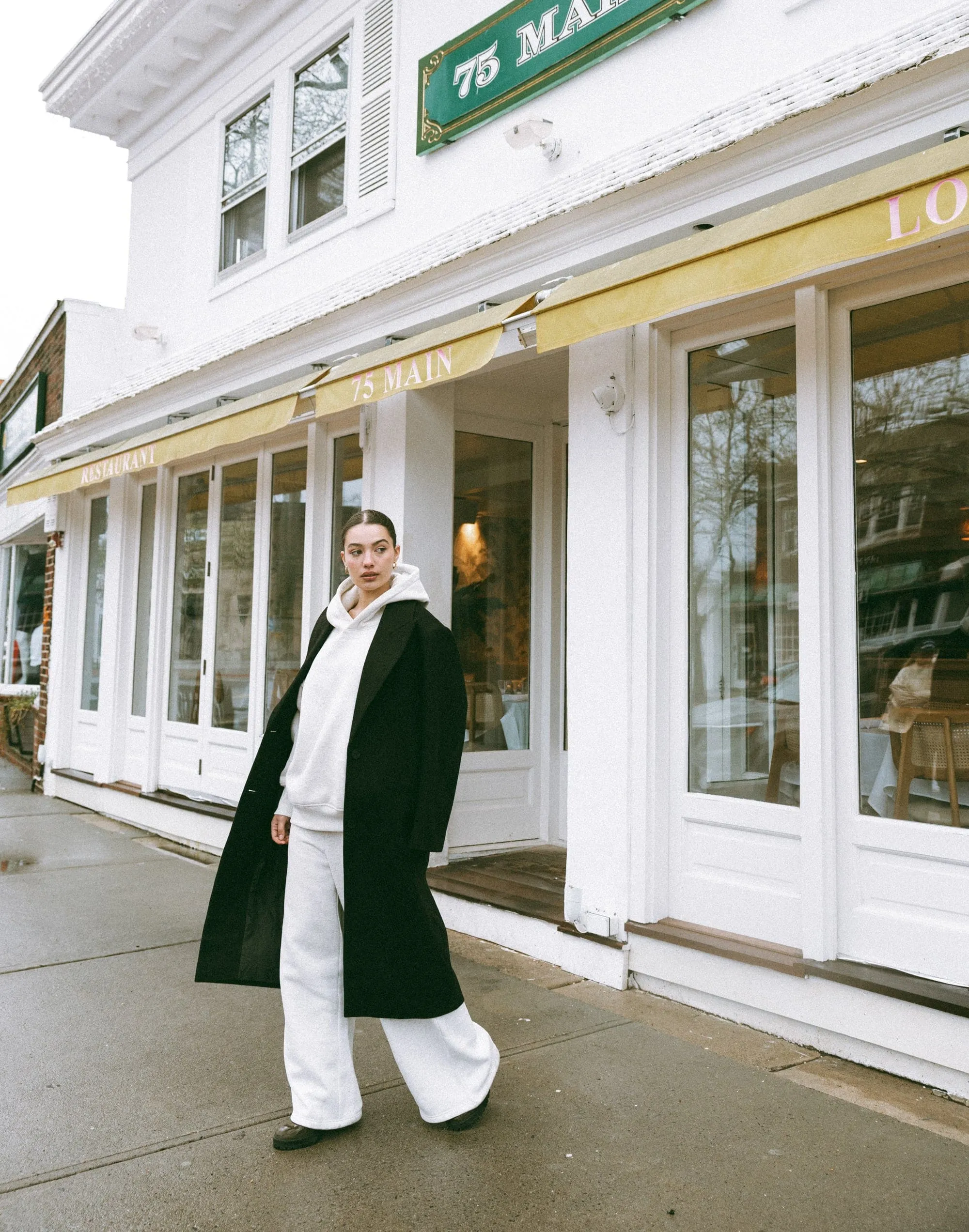 River Wide Leg Tracksuit Pants (Grey Marle) sold by Charcoal Clothing product image thumbnail 5